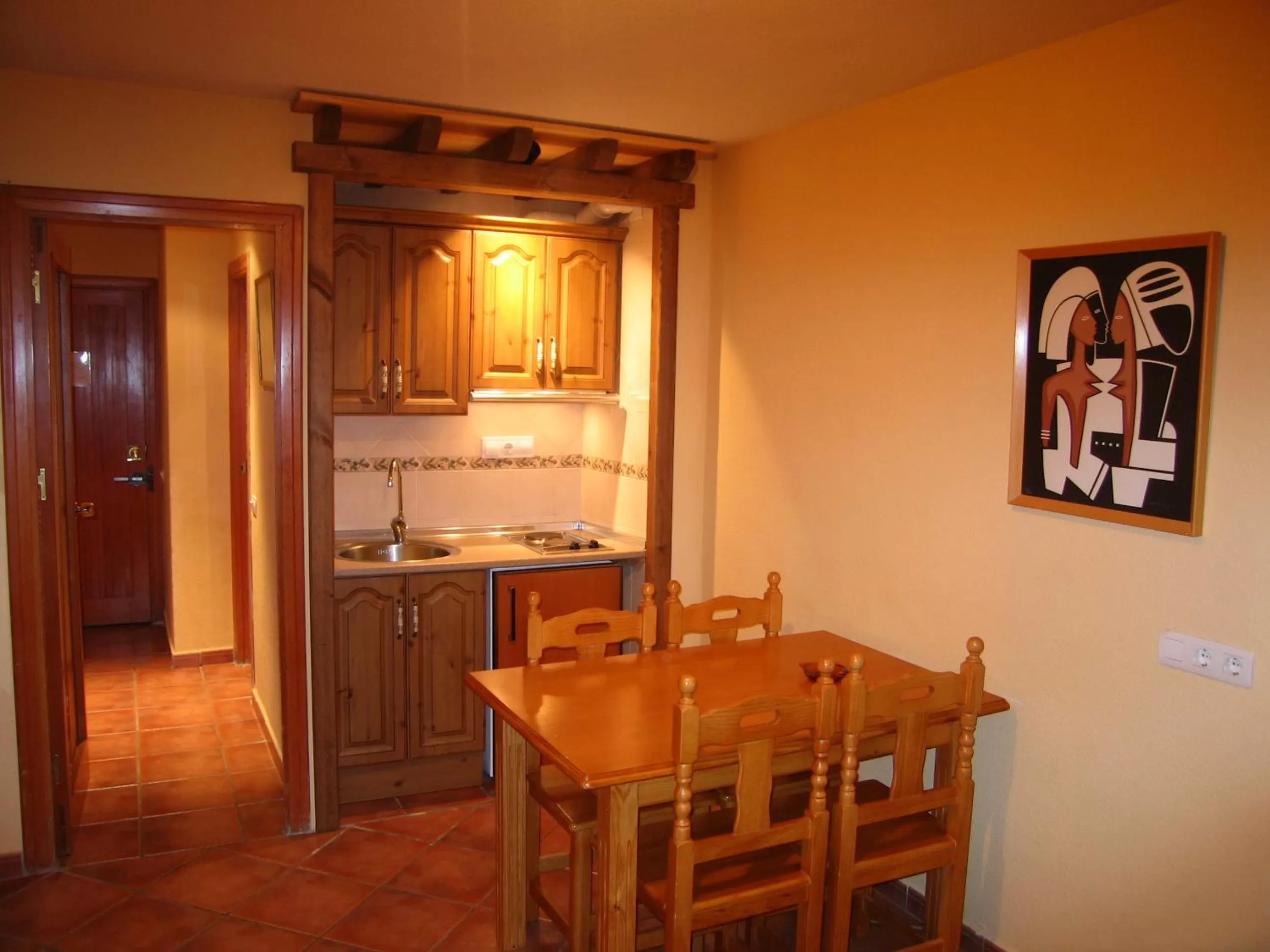 Kitchen or kitchenette in Apartamentos Sierra Nevada Welcome