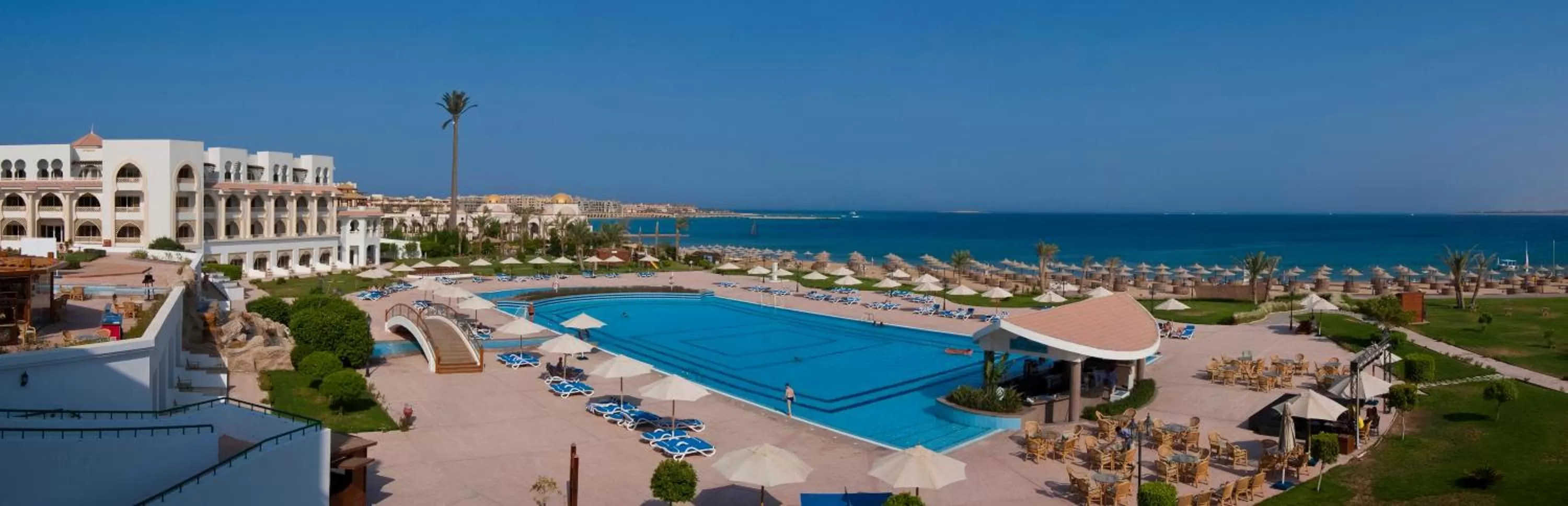 Pool view in Old Palace Resort Sahl Hasheesh