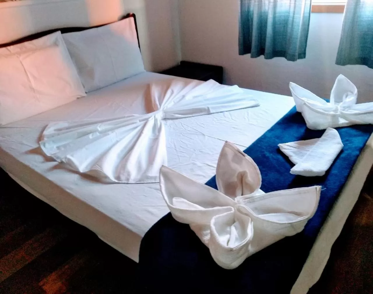 Bed in Pousada Beluga