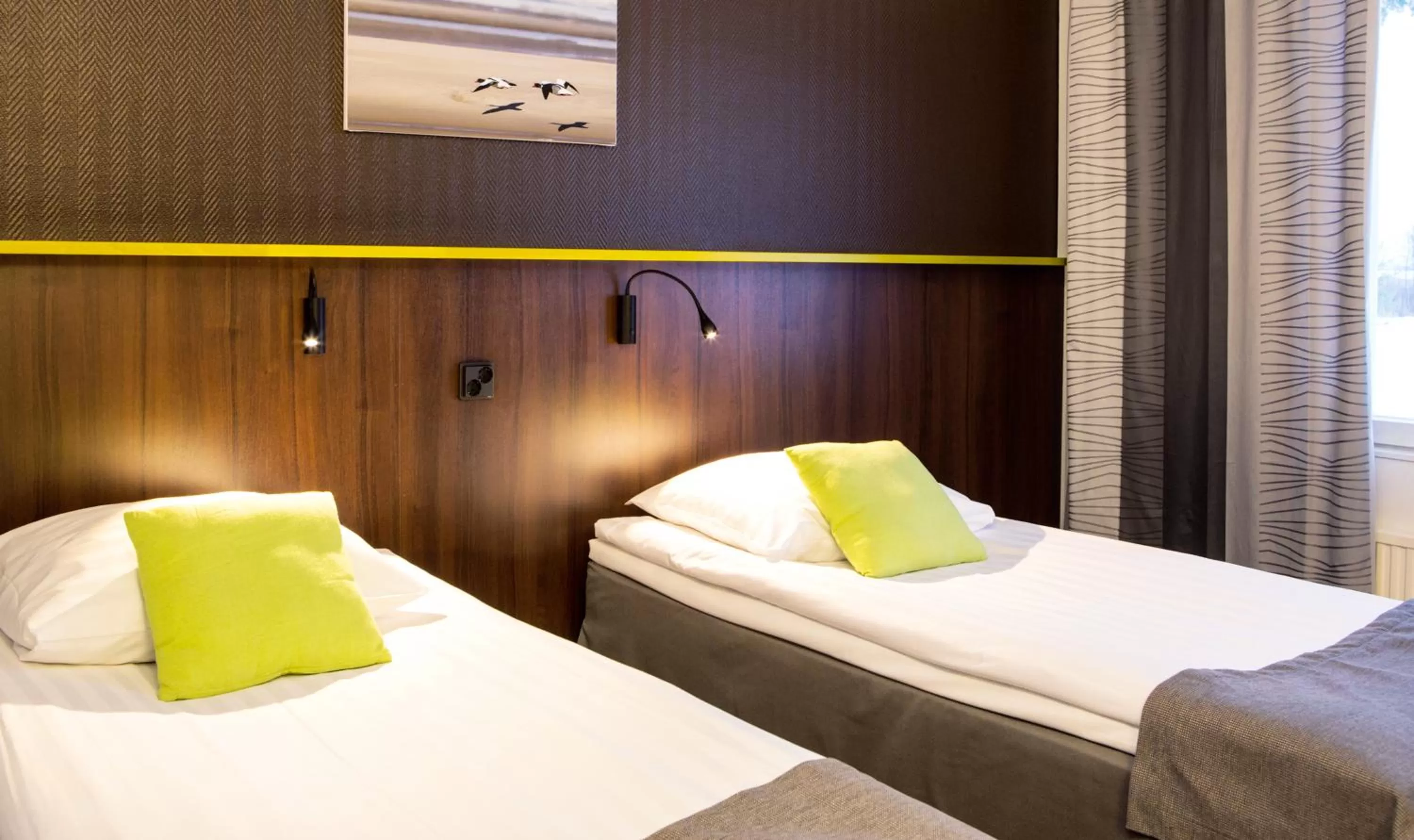 Bed in Finlandia Hotel Airport Oulu