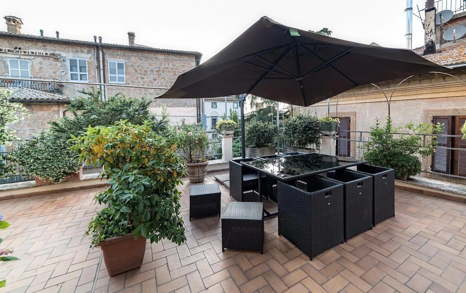 Balcony/Terrace in Grand Hotel Italia