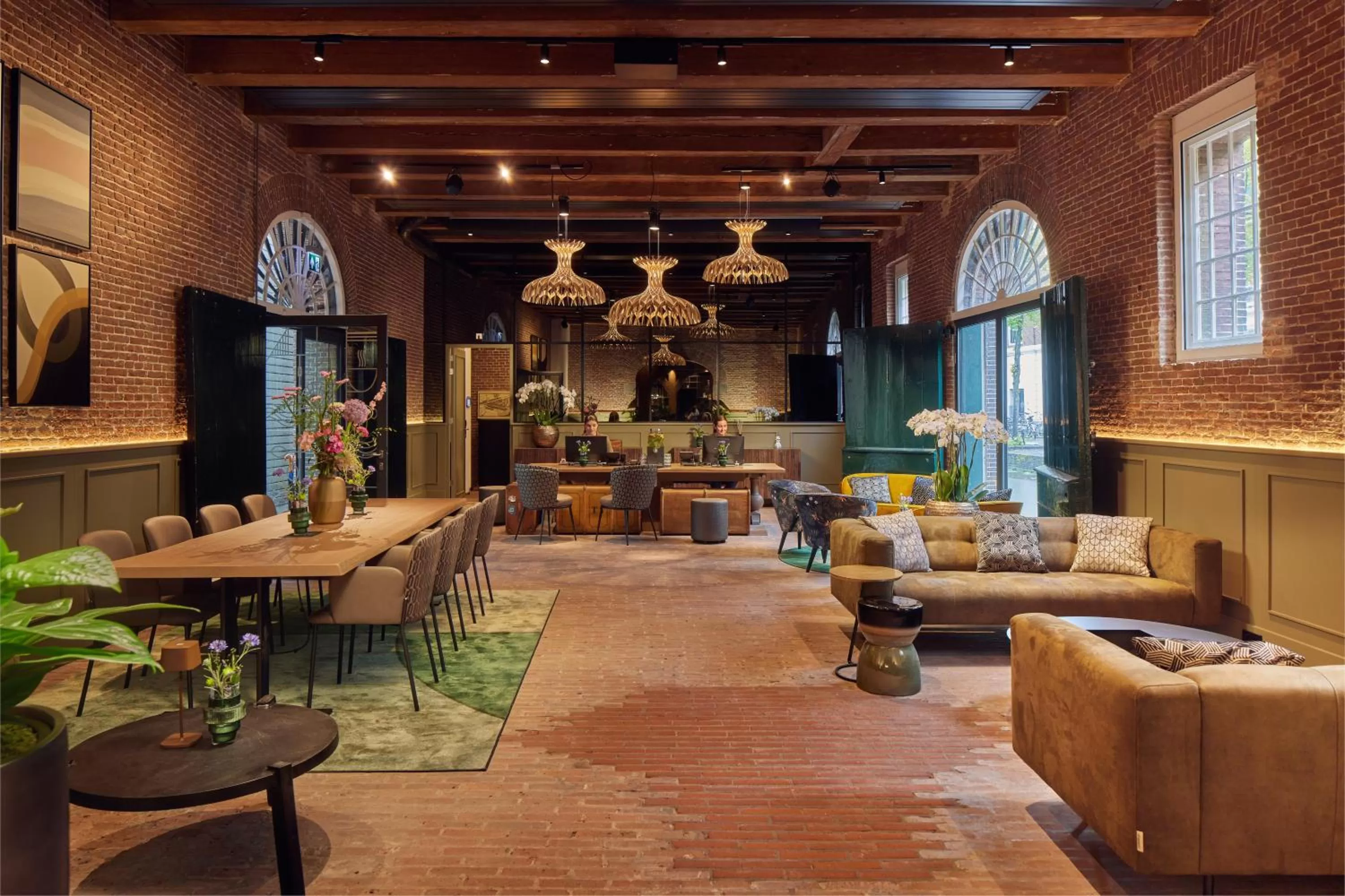 Lobby or reception in Hotel Arsenaal Delft