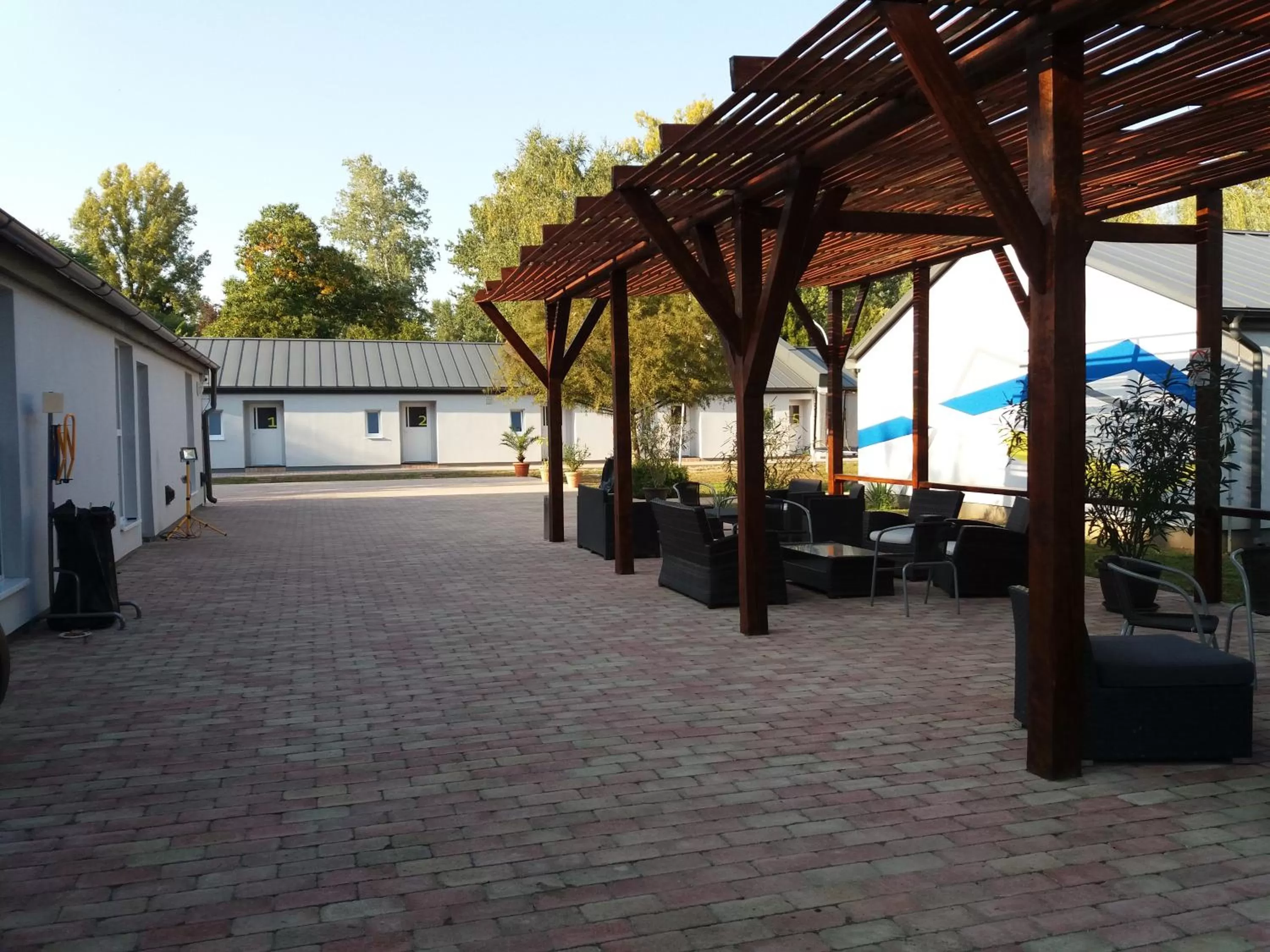 Balcony/Terrace in Tiszaliget Apartman és Szálló