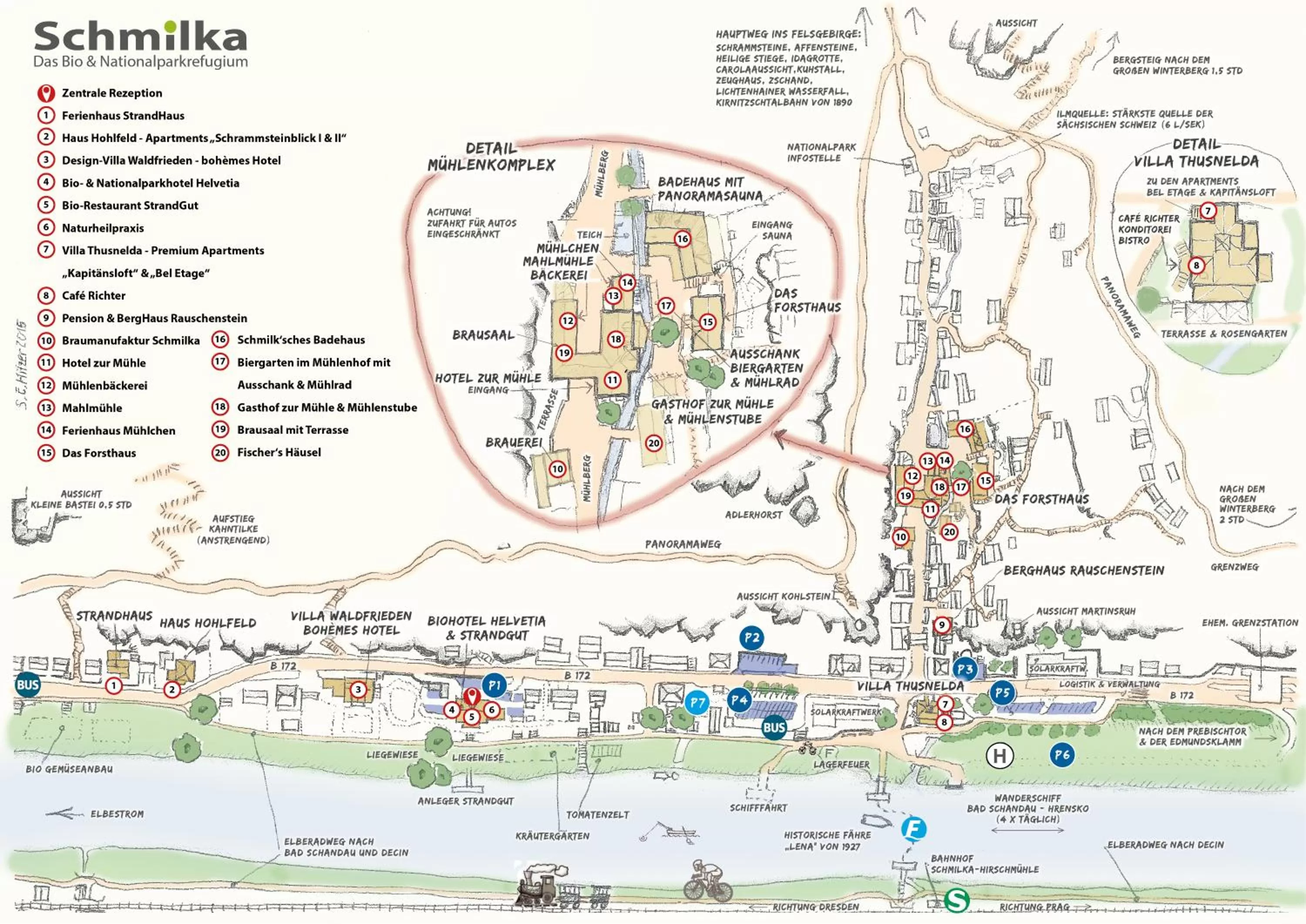 Nearby landmark in Bio-Hotel Zur Mühle