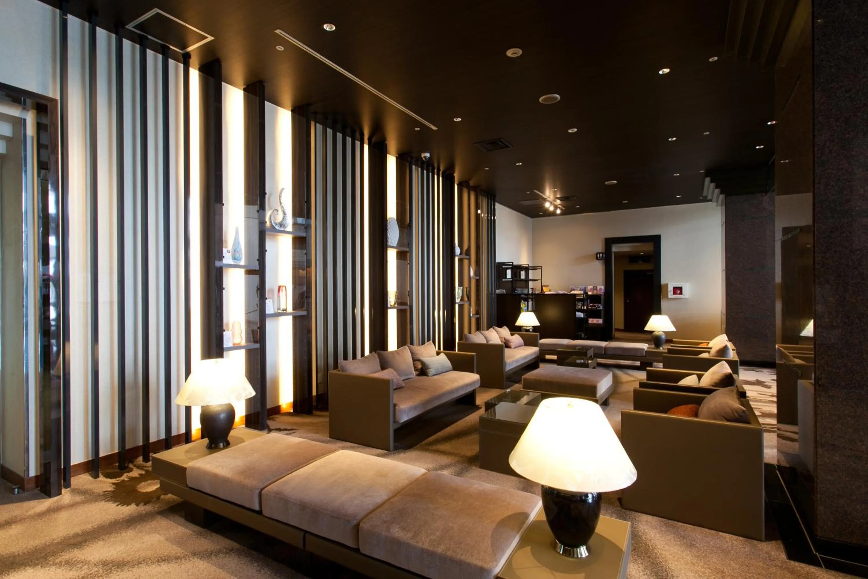 Lobby or reception, Bed in Toyama Excel Hotel Tokyu