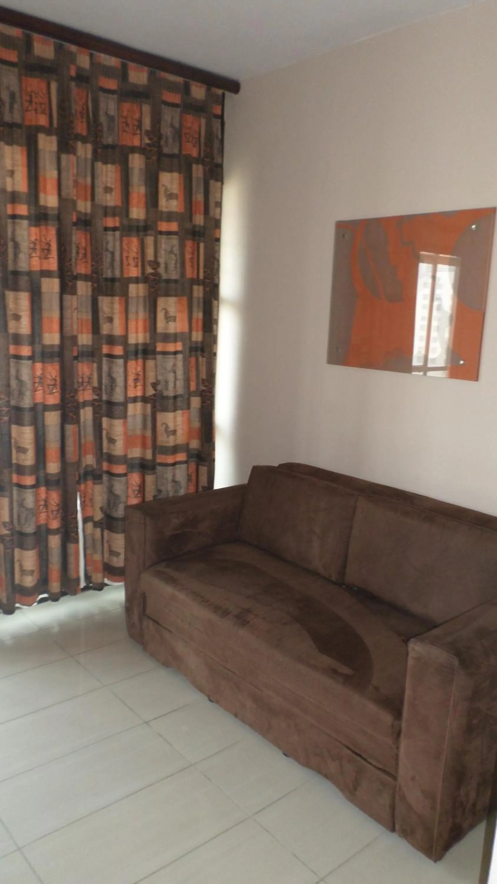 Seating area in Coastlands Durban Self Catering Holiday Apartments