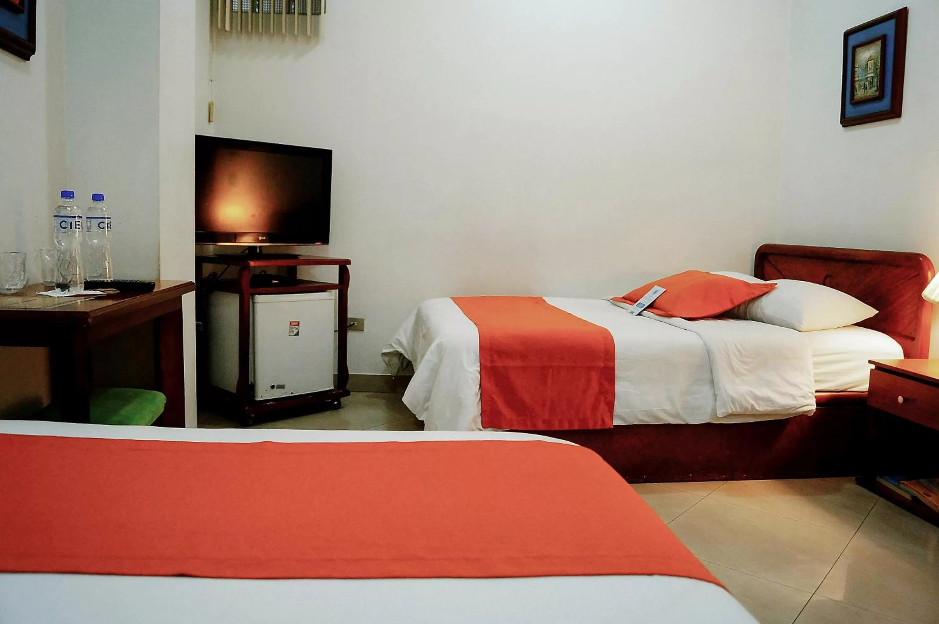 Bed in Hotel Castell