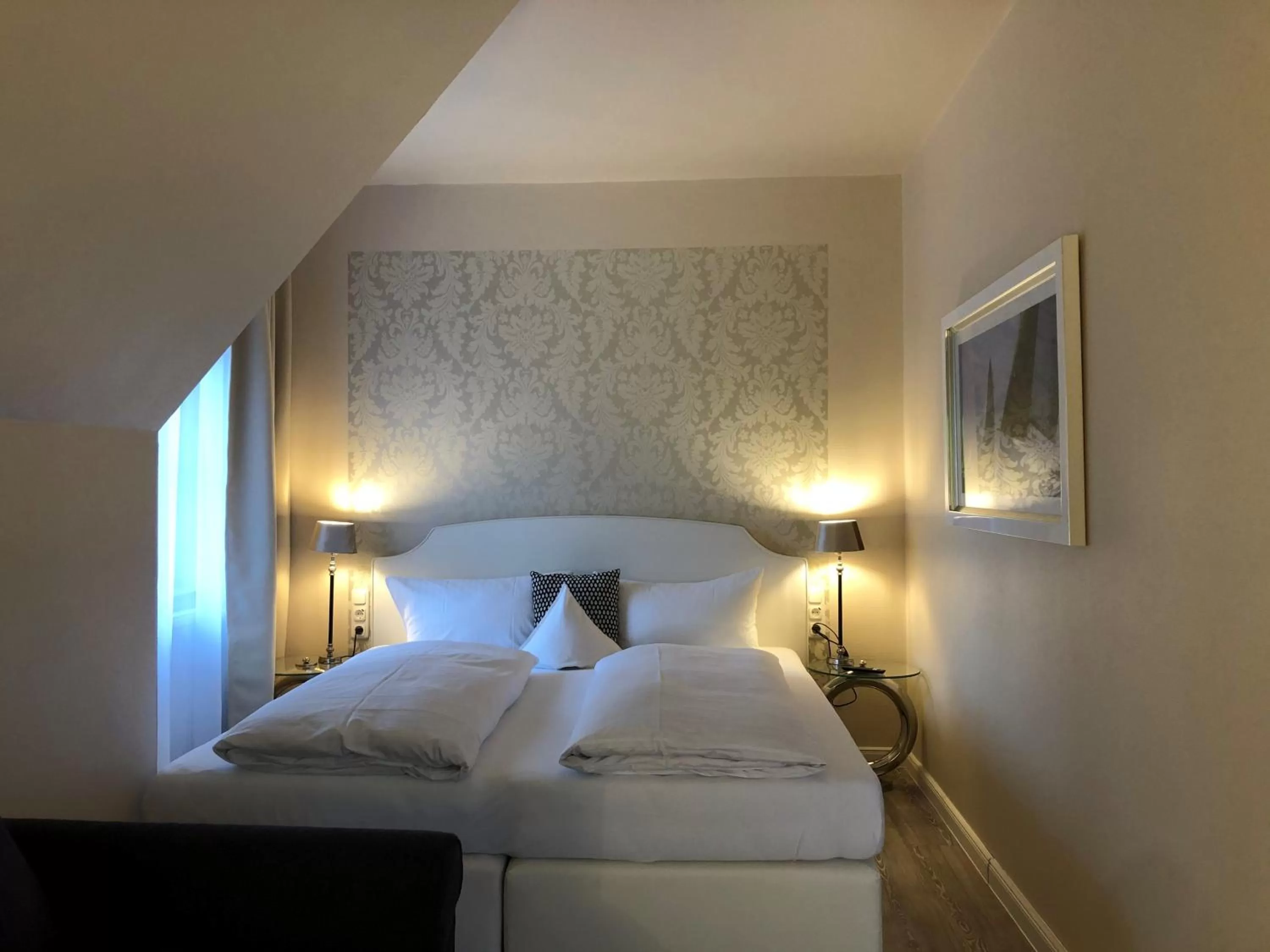 Bed in Petersen's Landhaus