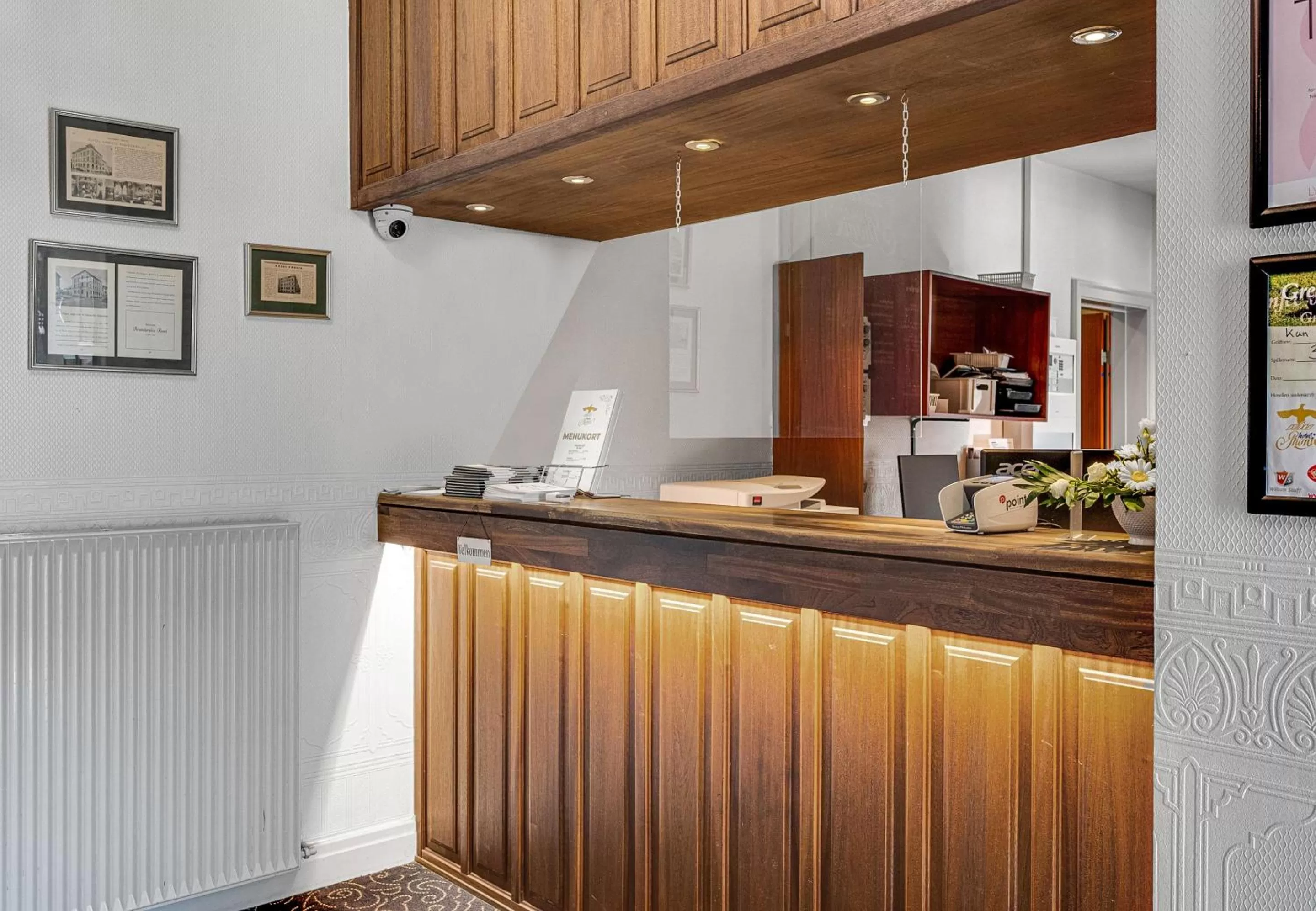 Lobby or reception in Hotel Phønix Brønderslev