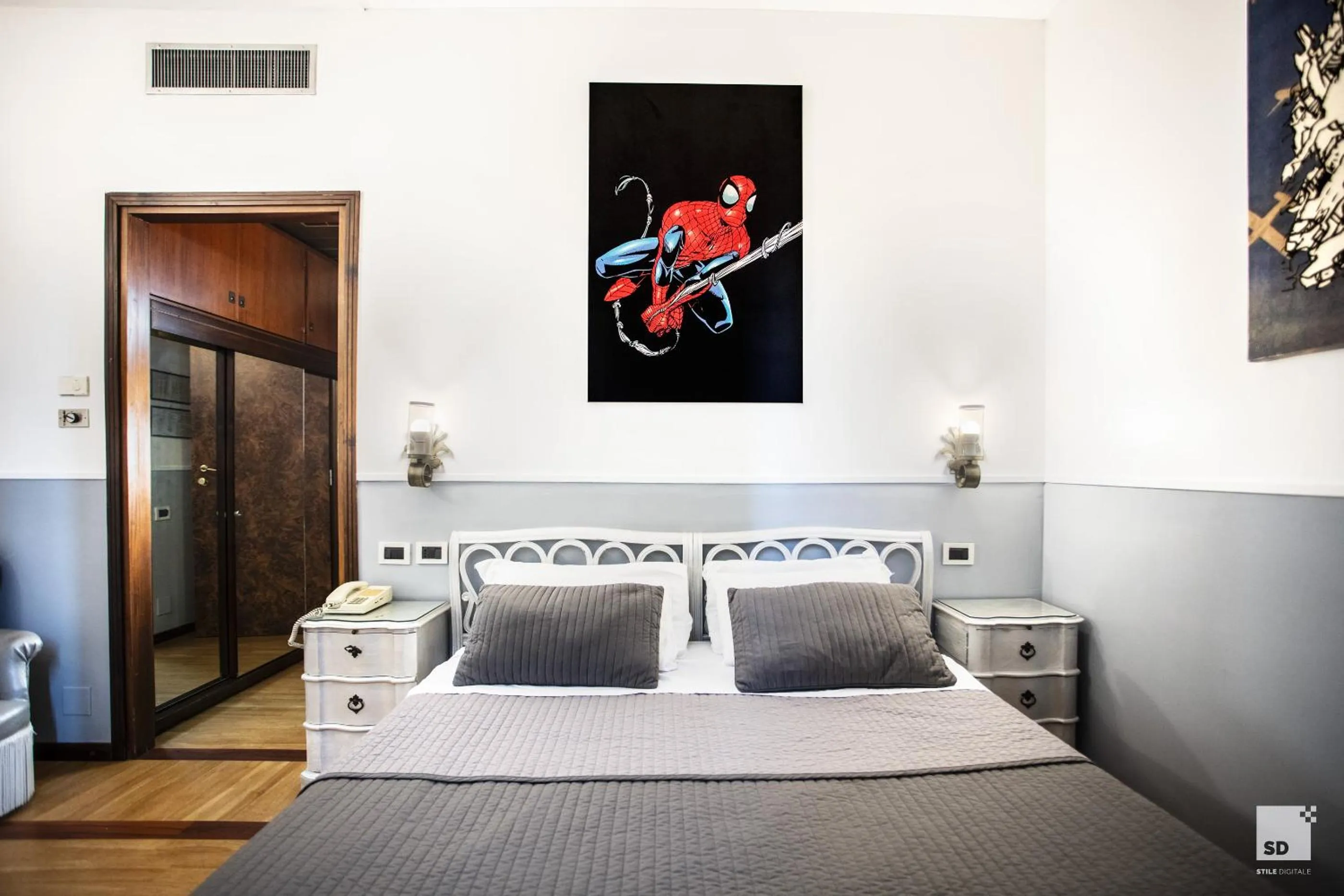 Bed in Admiral Hotel