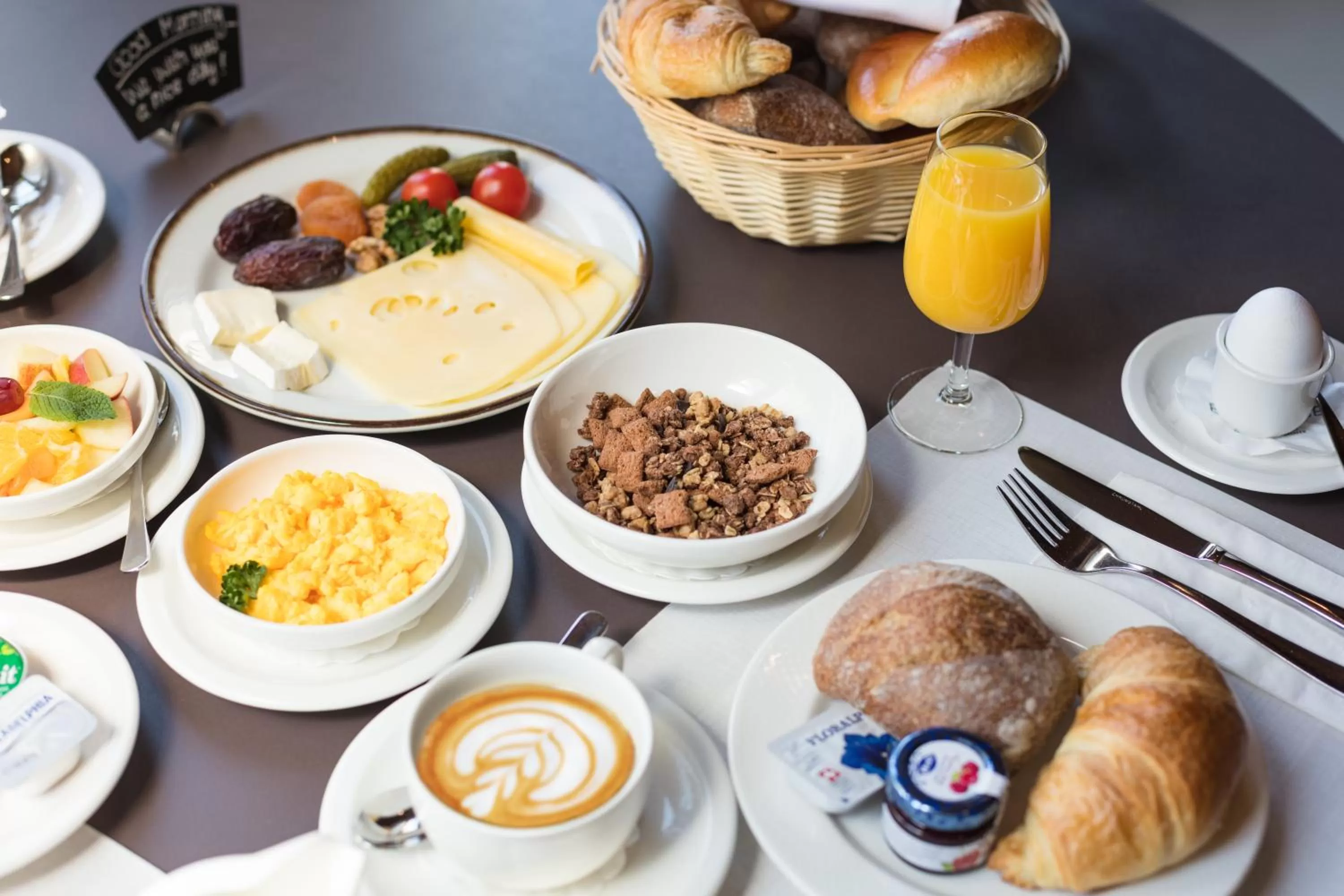 Food close-up in EMA House Hotel Suites