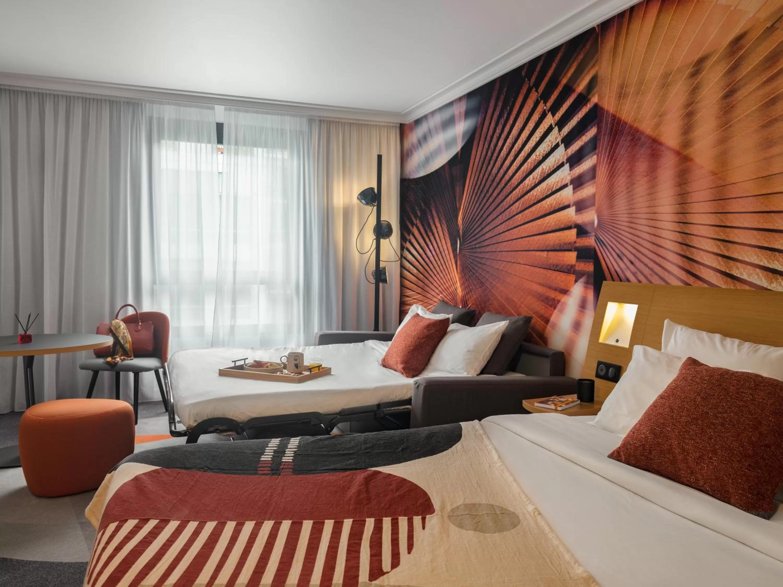 Bed in Novotel Paris Vaugirard Montparnasse