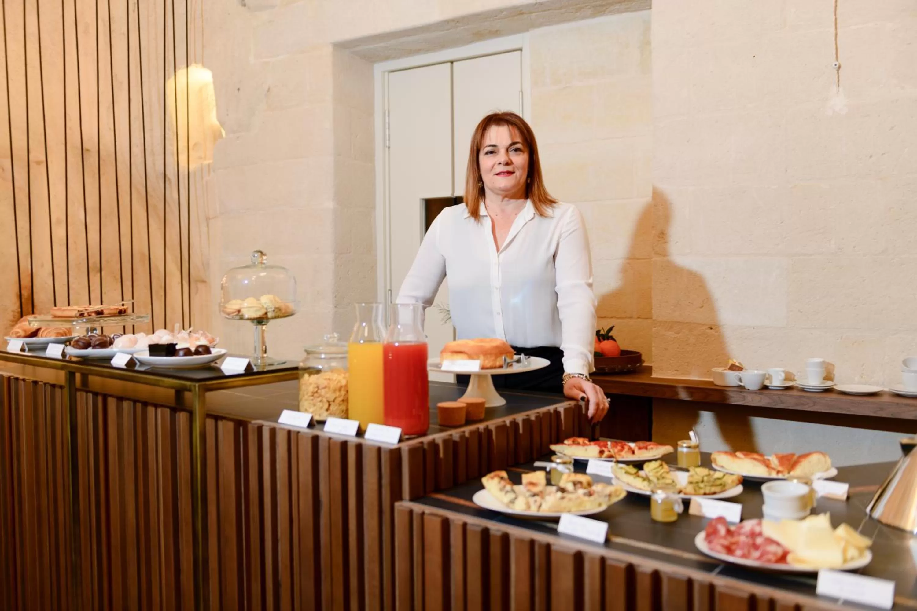 Buffet breakfast in Le Malve Cave Retreat