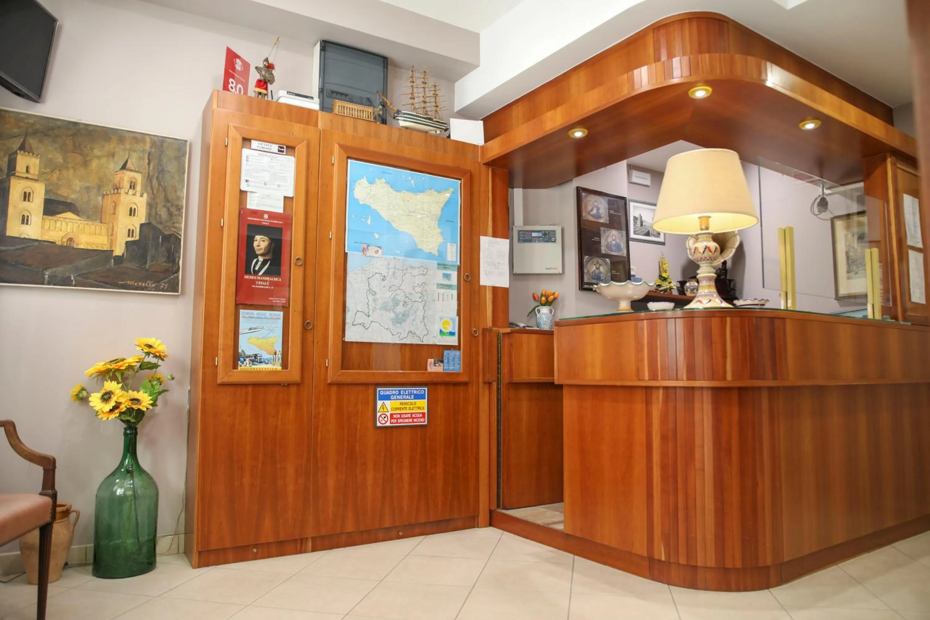 Lobby or reception in Hotel La Giara
