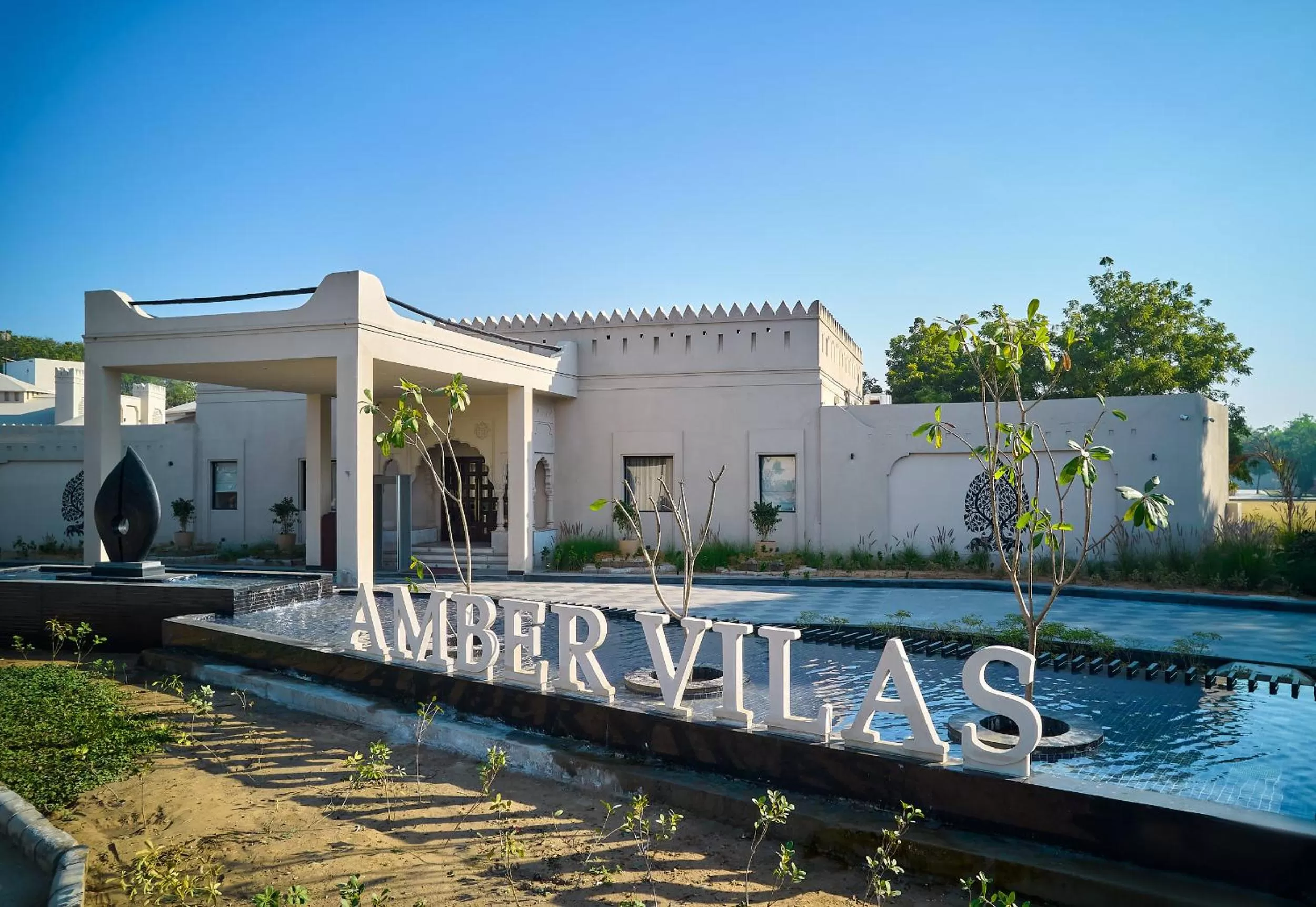 Facade/entrance in Pride Amber Vilas Resort & Convention Centre