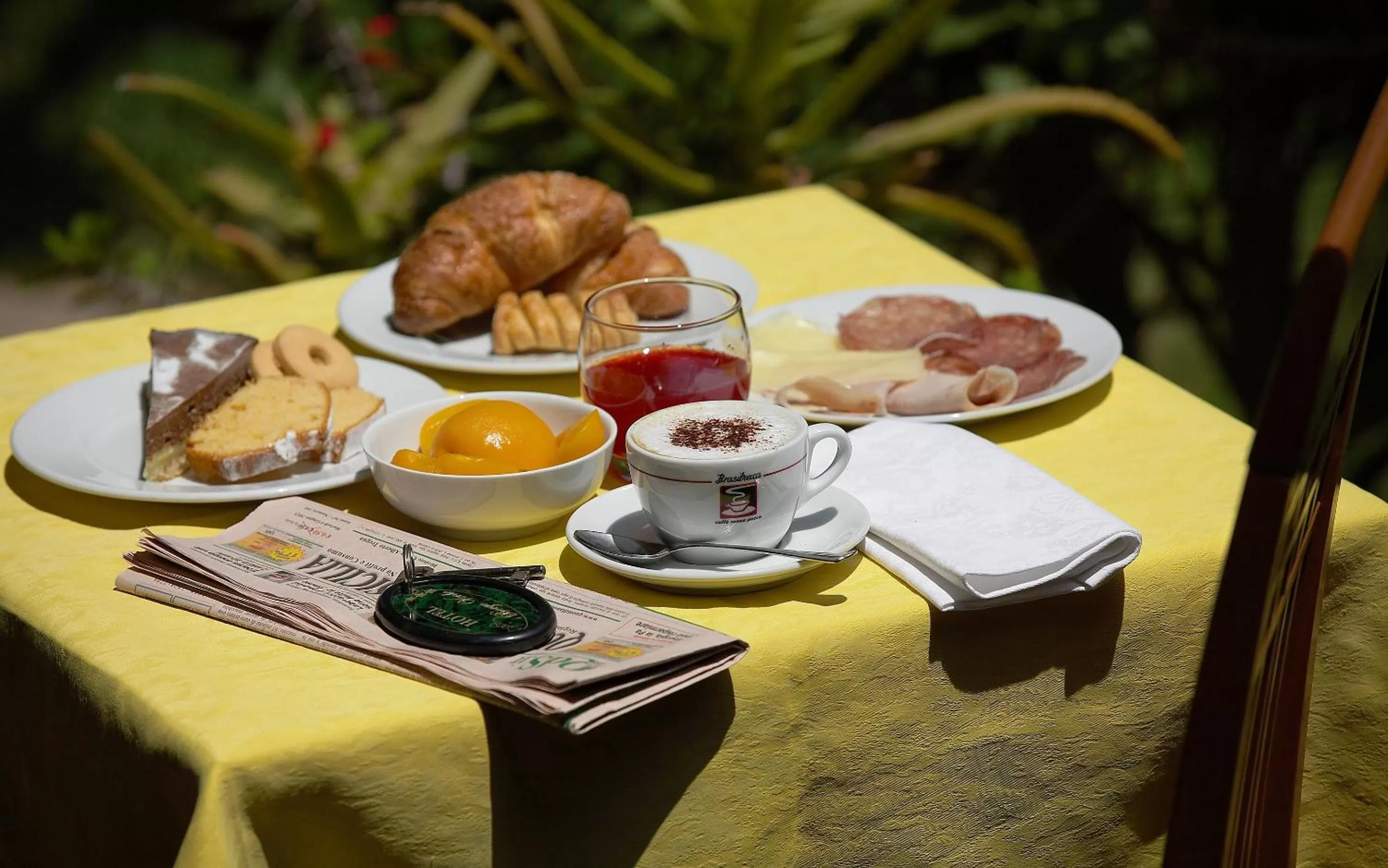 Italian breakfast in Hotel Borgo Verde