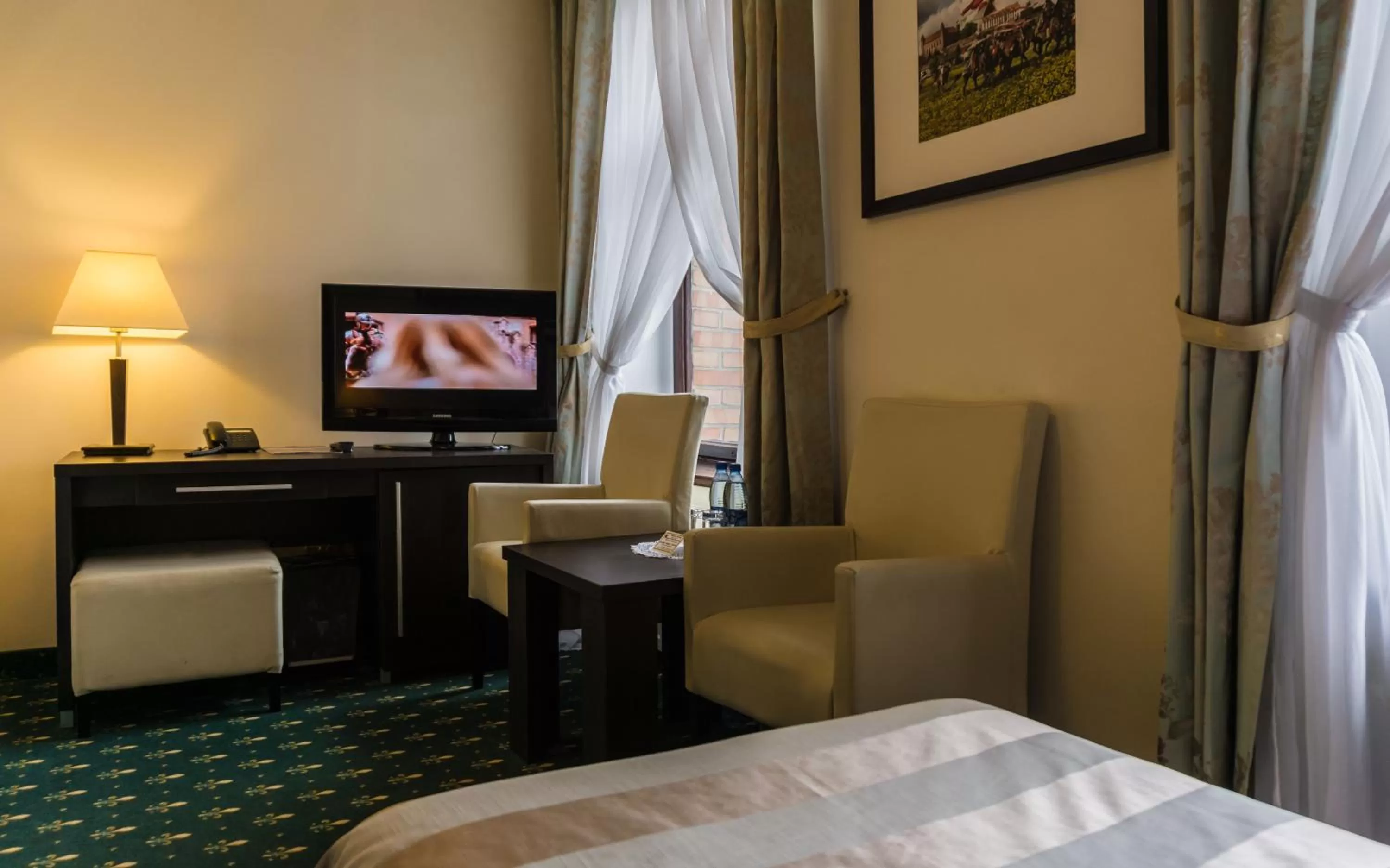 Decorative detail, TV/Entertainment Center in Zamek Gniew - Pałac Marysieńki