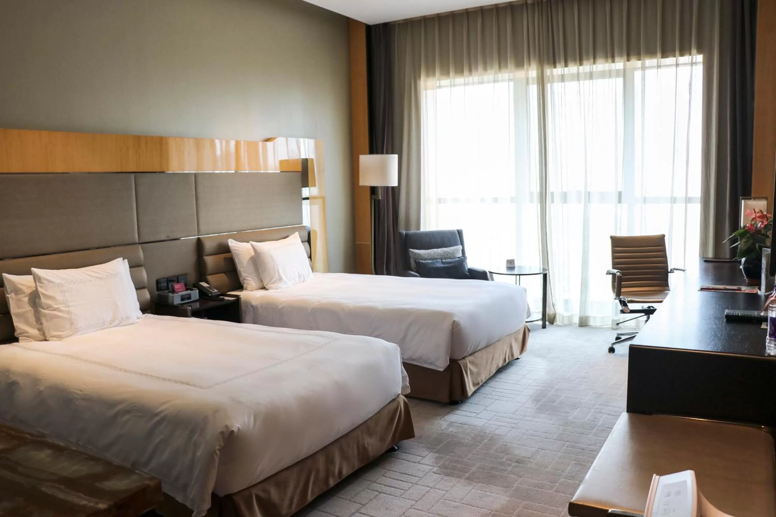 Bed in Crowne Plaza Beijing Lido by IHG