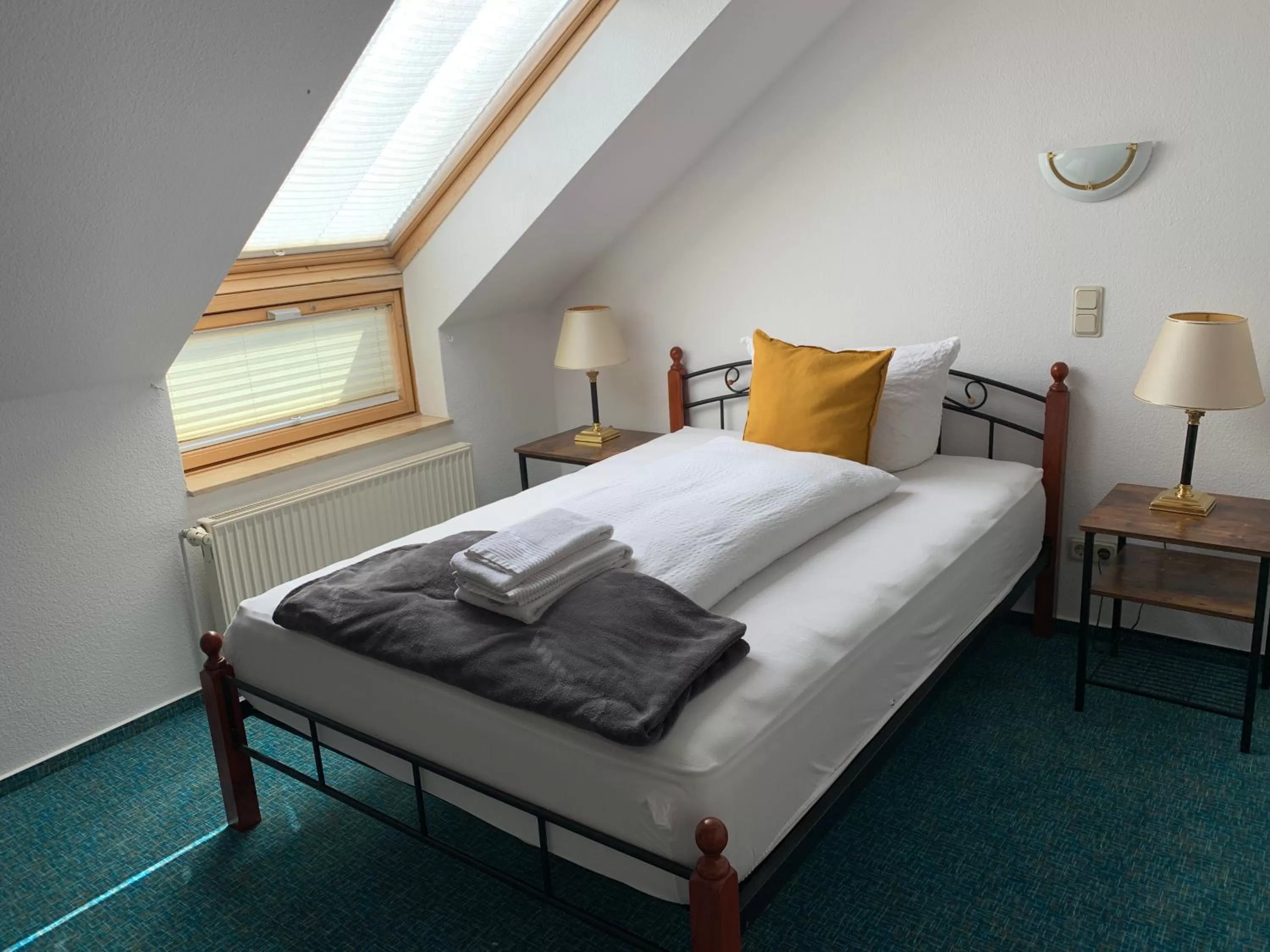 Bedroom, Bed in Hotel Rosengarten