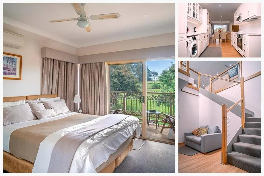 Patio, Bed in Amble at Hahndorf