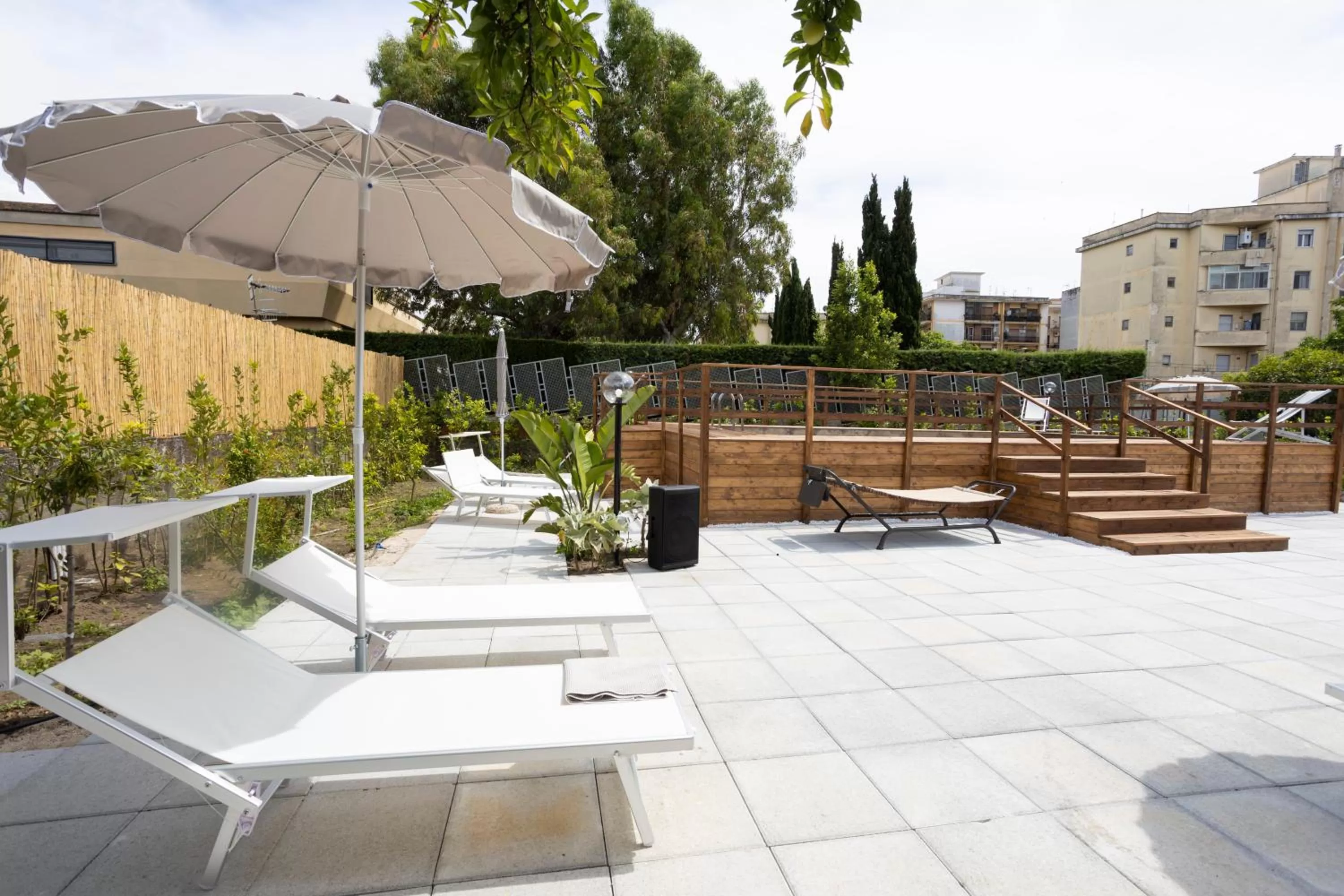 Balcony/Terrace in Residence O'Sole Mio Pompei