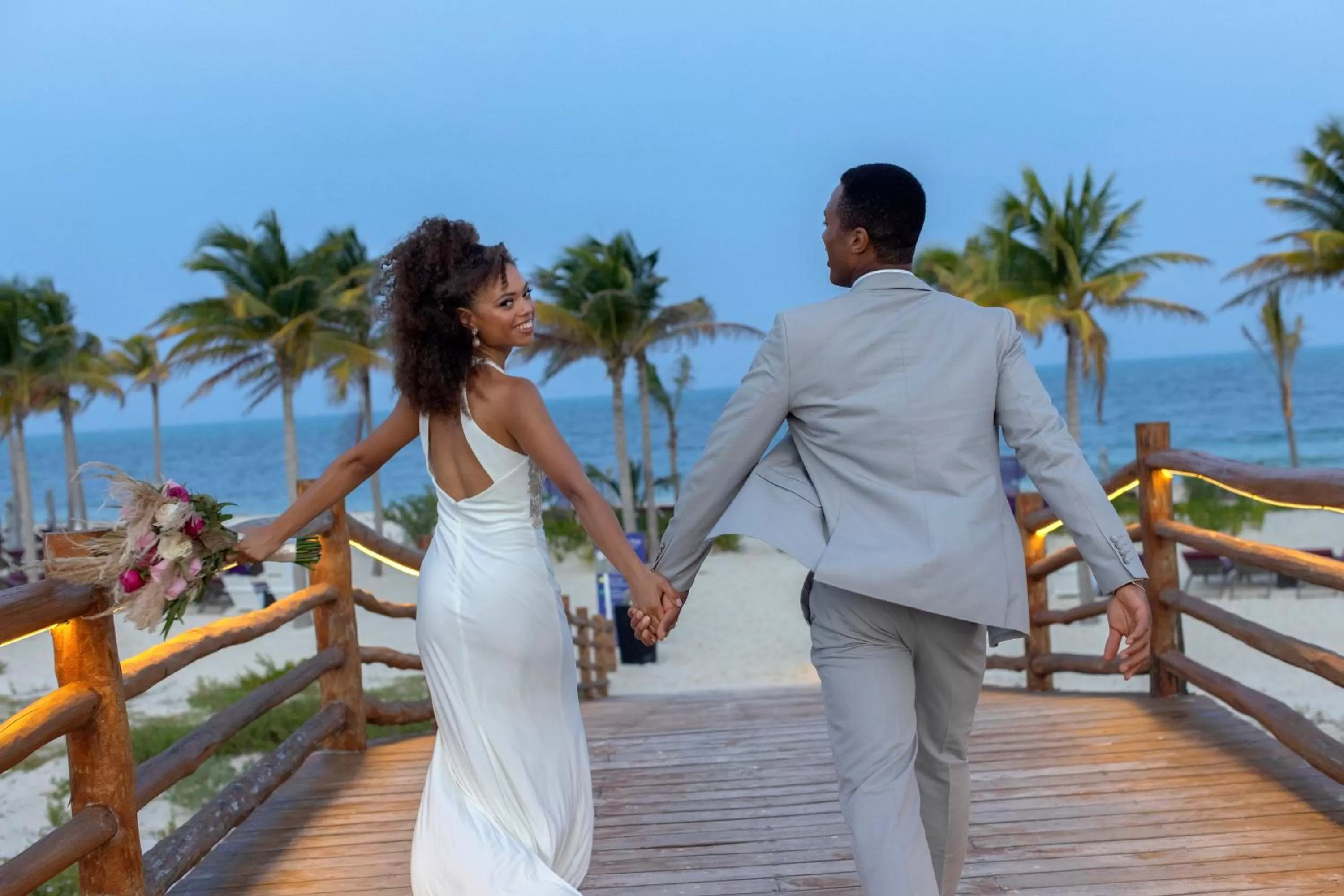 wedding in Planet Hollywood Cancun by Royalton, An Autograph Collection All-Inclusive Resort