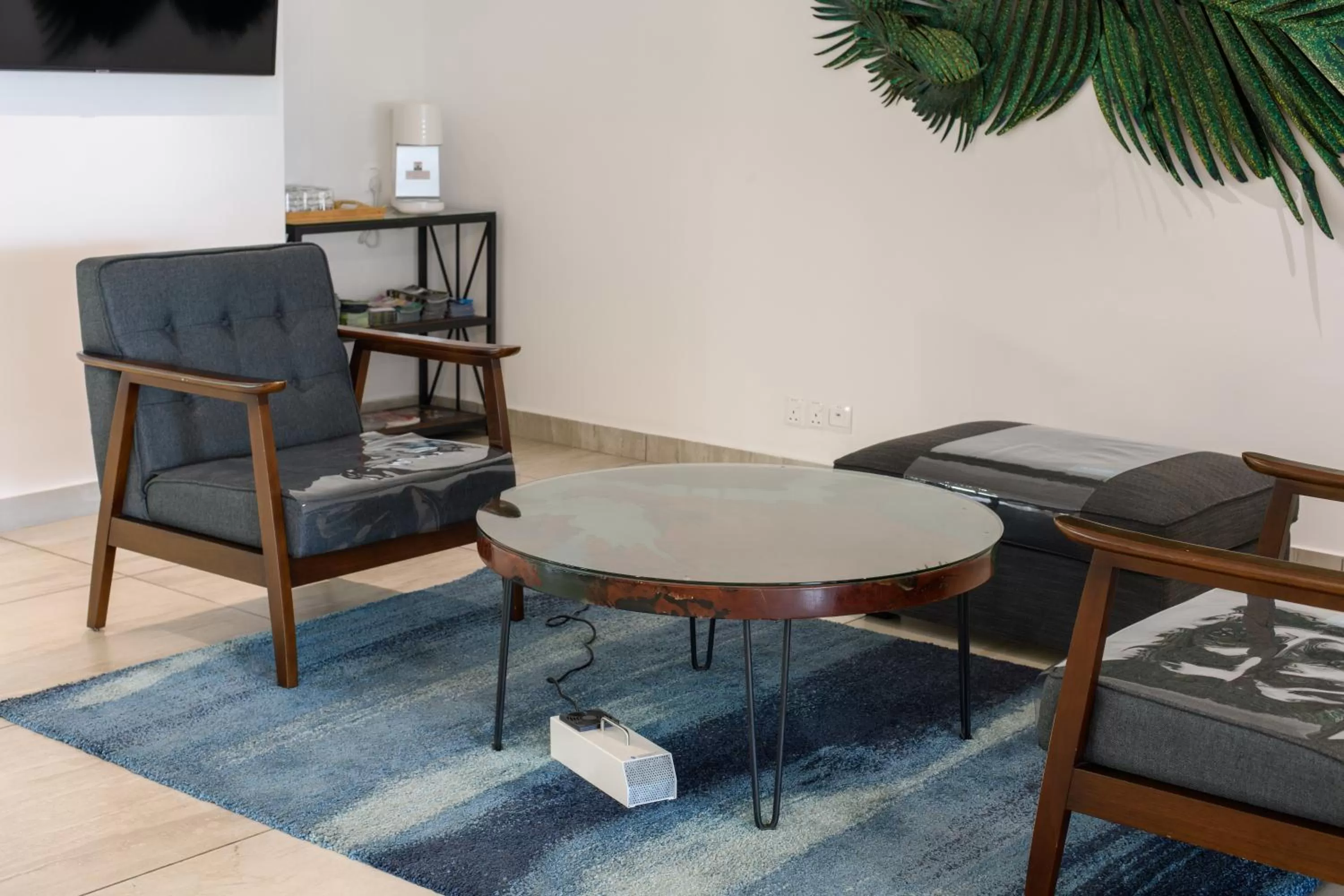 Seating area in SAVV HOTEL