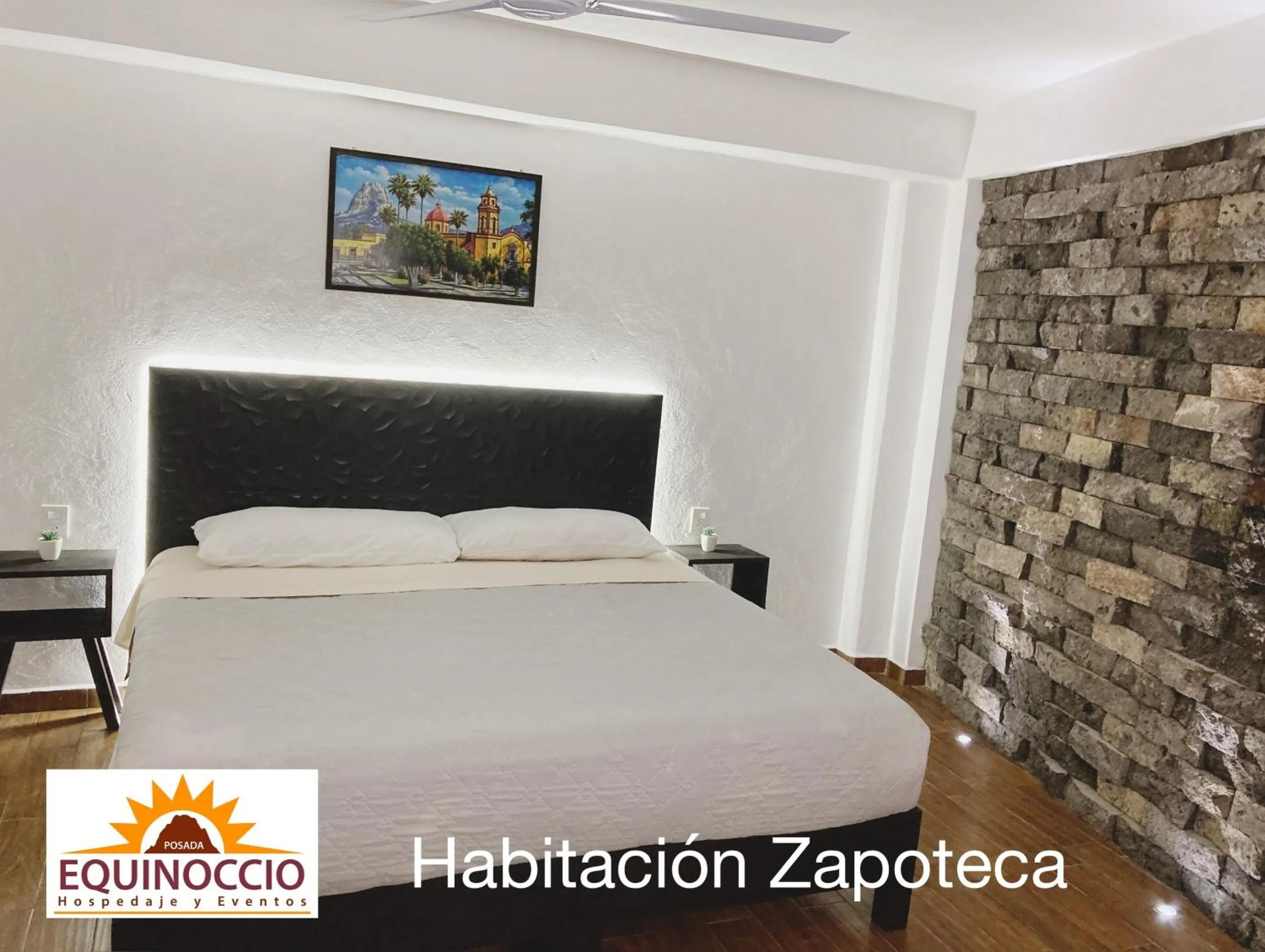 Bed in Posada Equinoccio