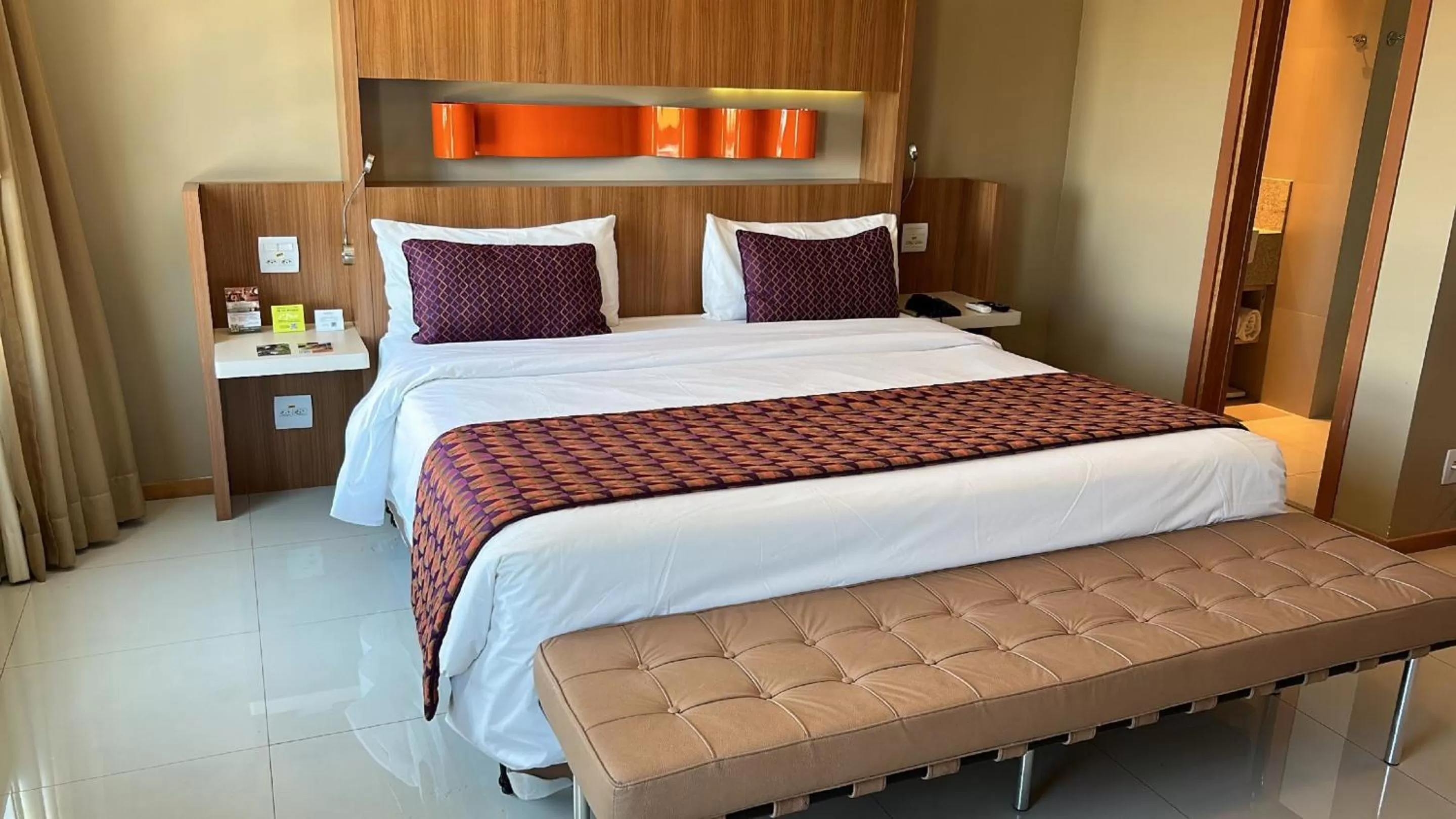 Bed in Jade Hotel Brasília