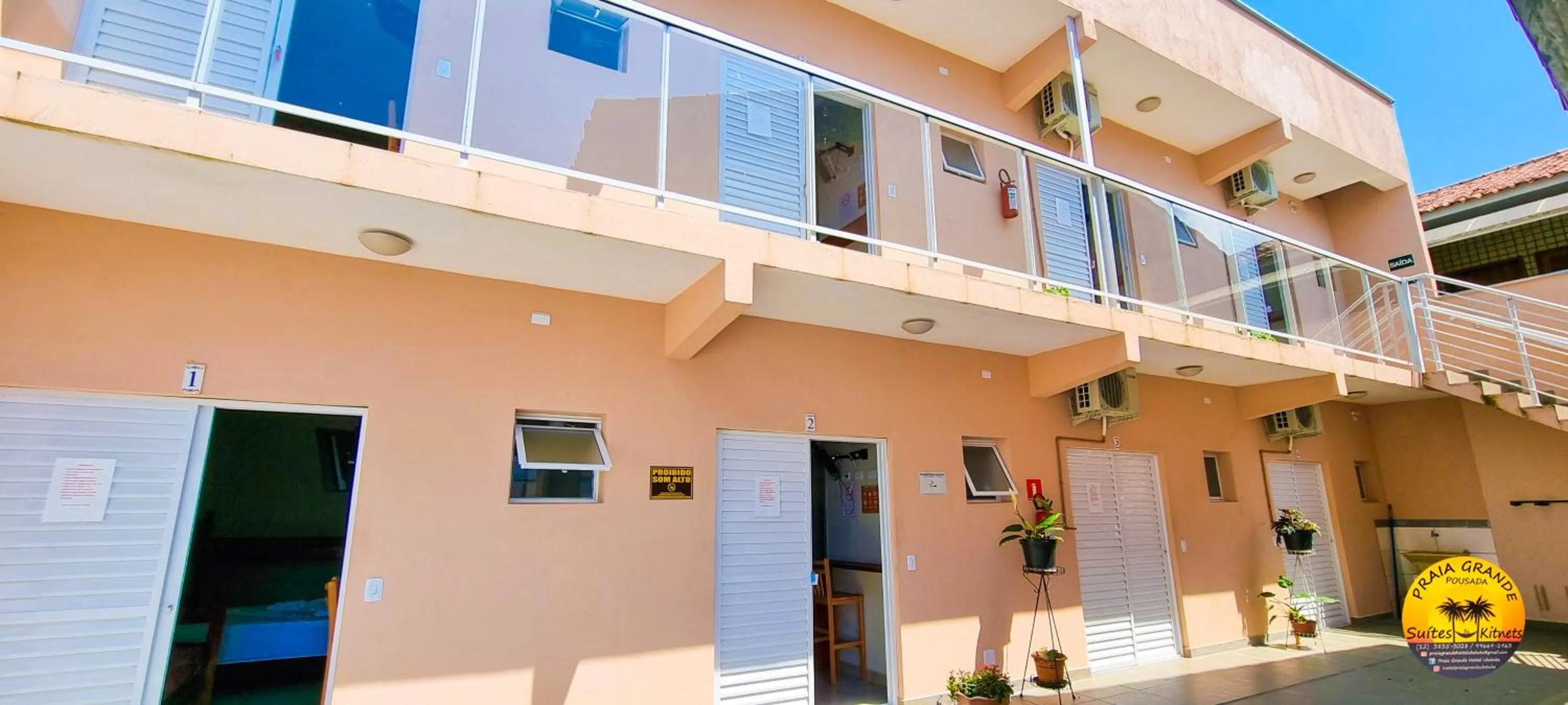 Property building in Pousada Praia Grande