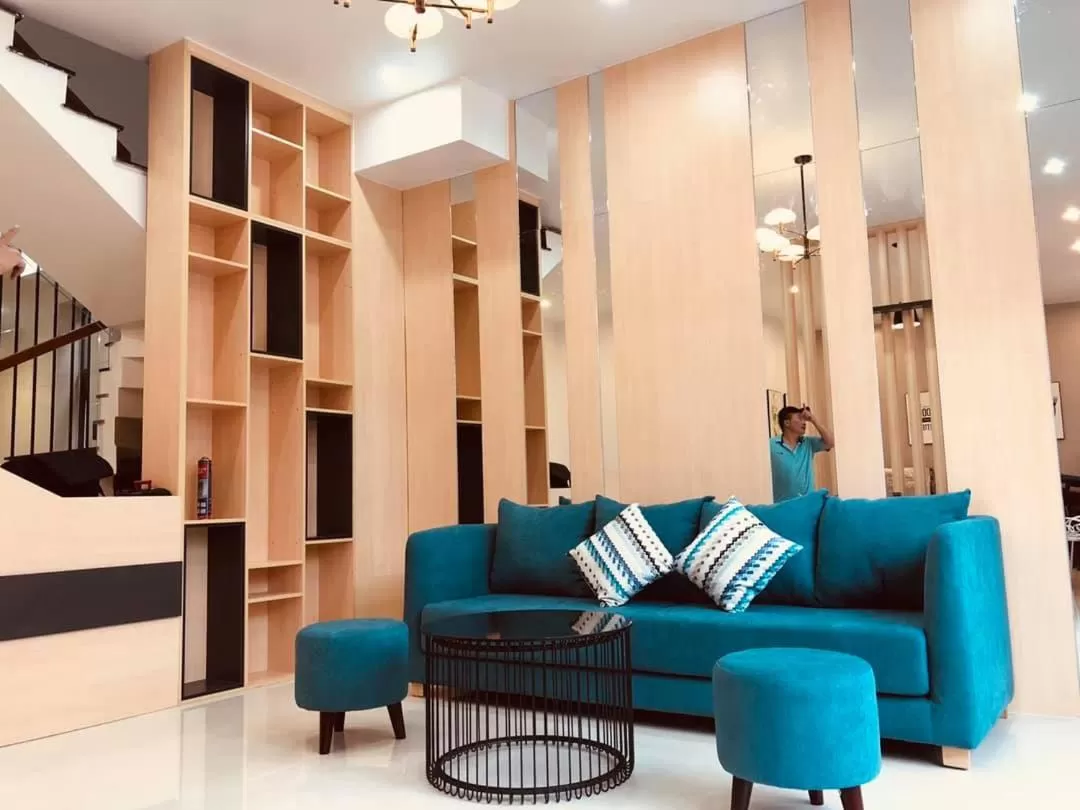 Seating Area in Peaceful House Hostel