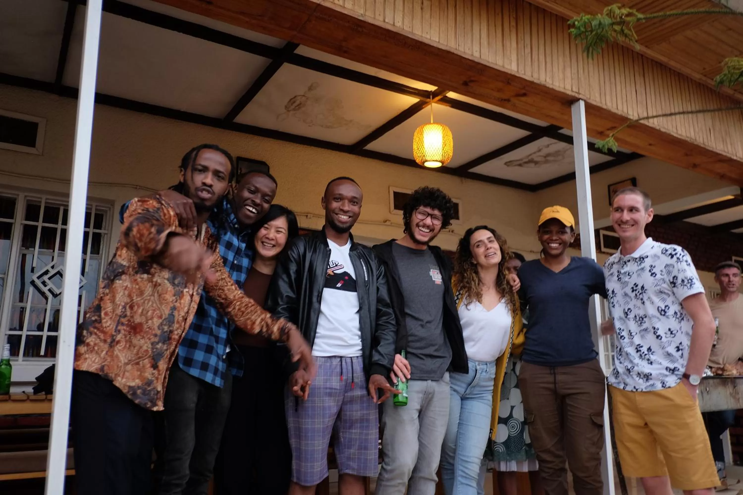 group of guests, Family in INZOZI AFRICA HOUSE B&B- Kacyiru