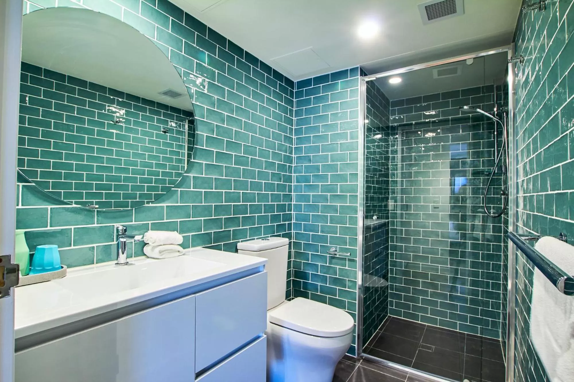 Shower in Albatross North Apartments