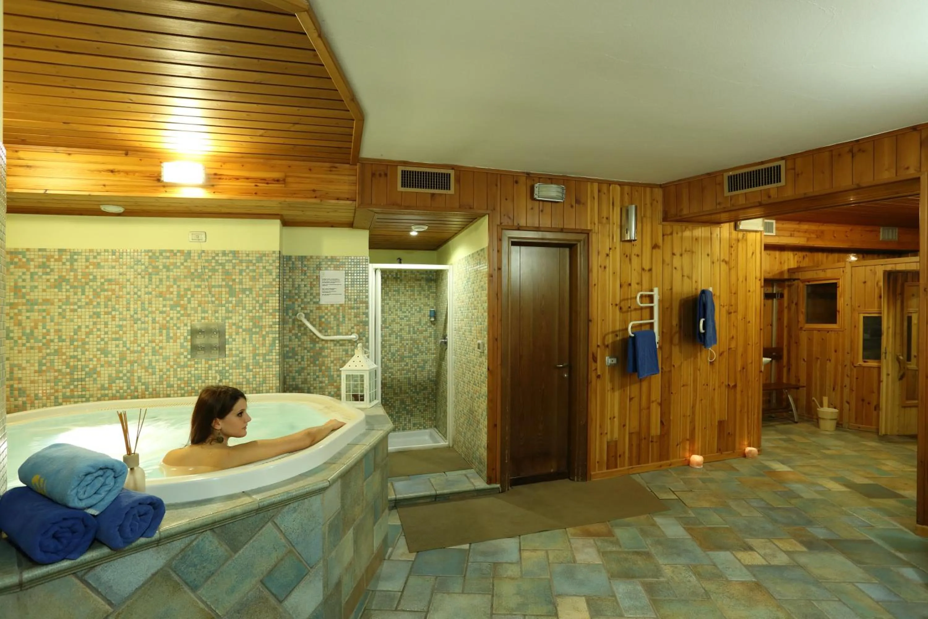 Spa and wellness centre/facilities in Hotel Baita Clementi