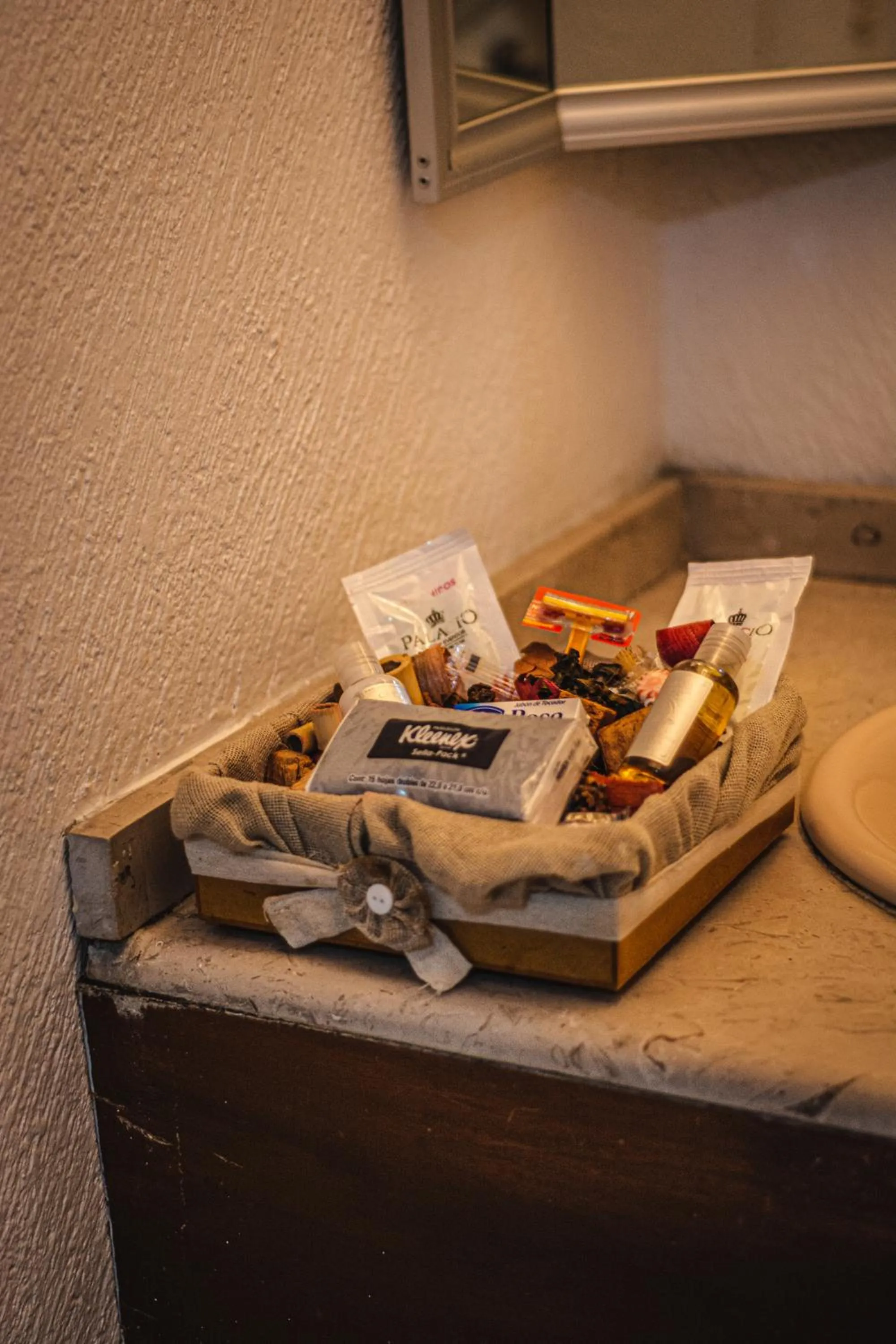 Decorative detail, Bed in Hotel Palacio