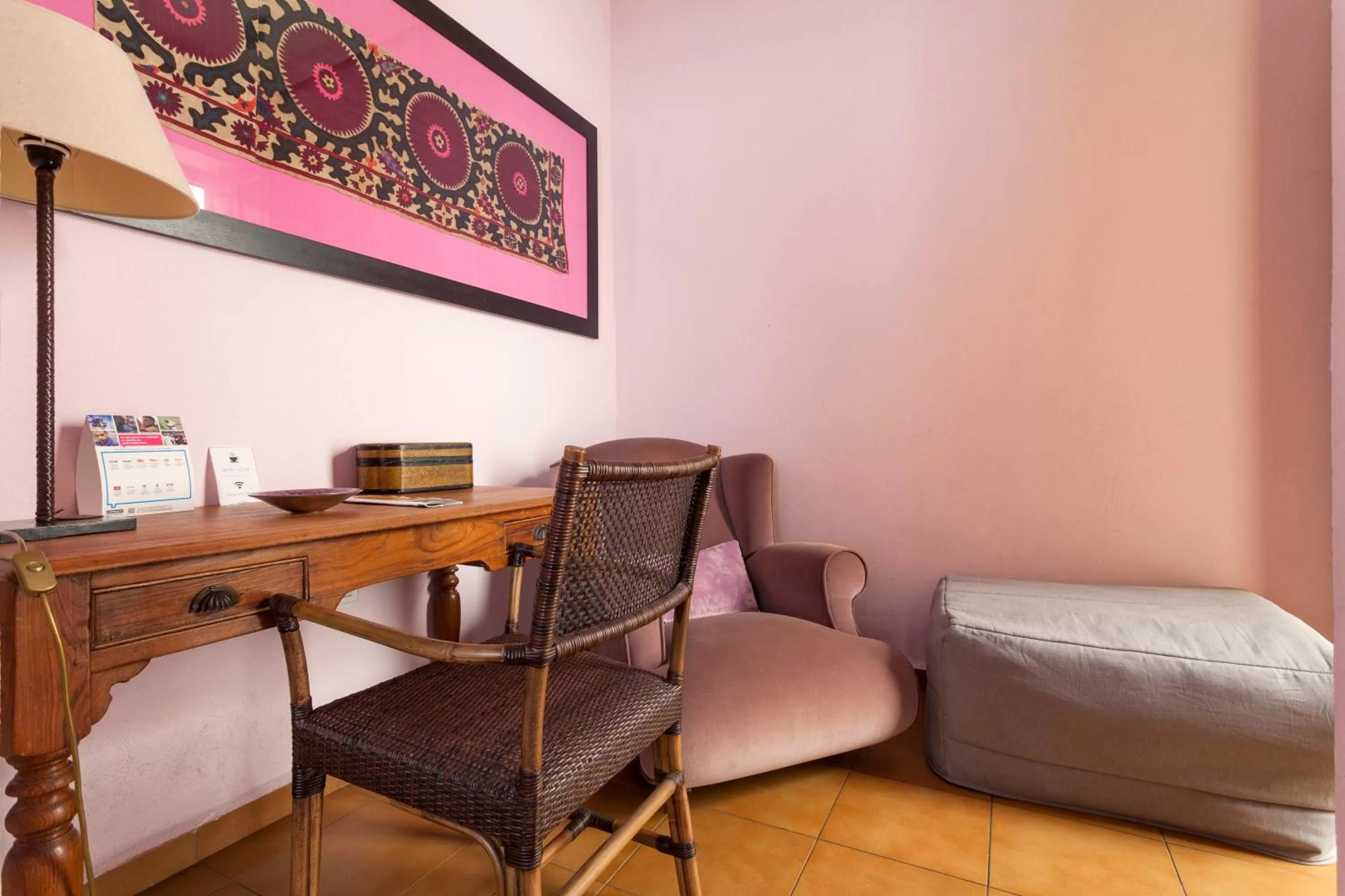 Seating area in La Casa del Maestro Boutique