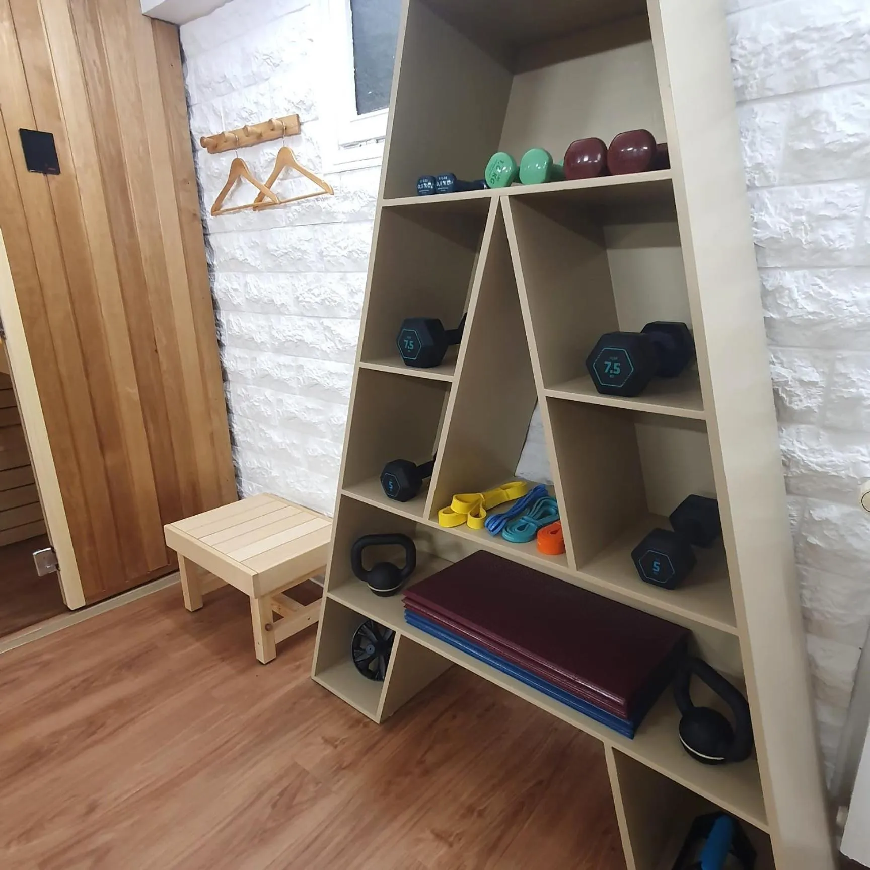 Fitness centre/facilities in Hotel Alpha Paris Eiffel by Patrick Hayat