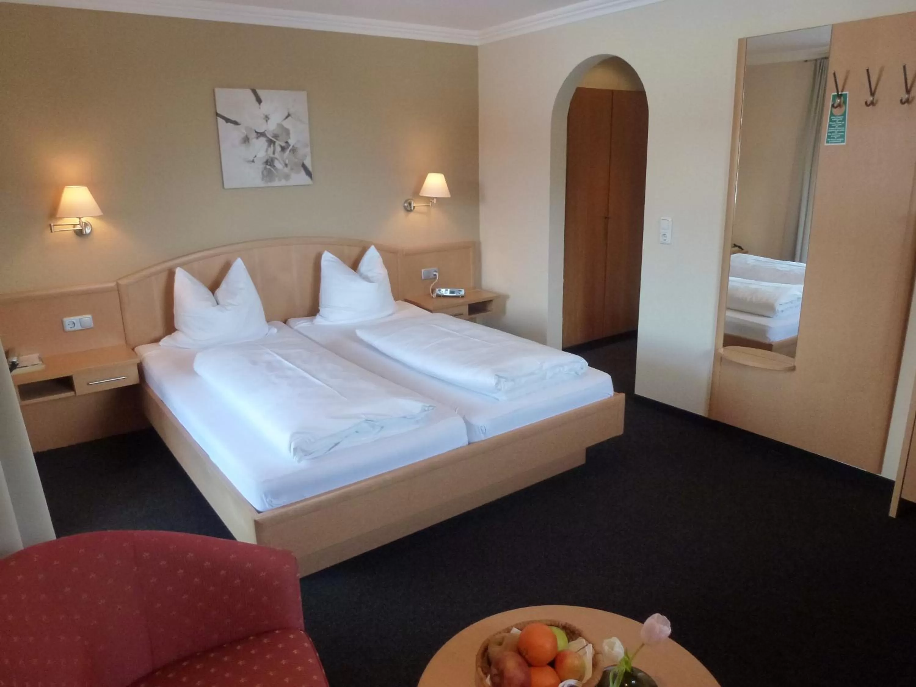 Bed in Alpenhof Landhotel Restaurant