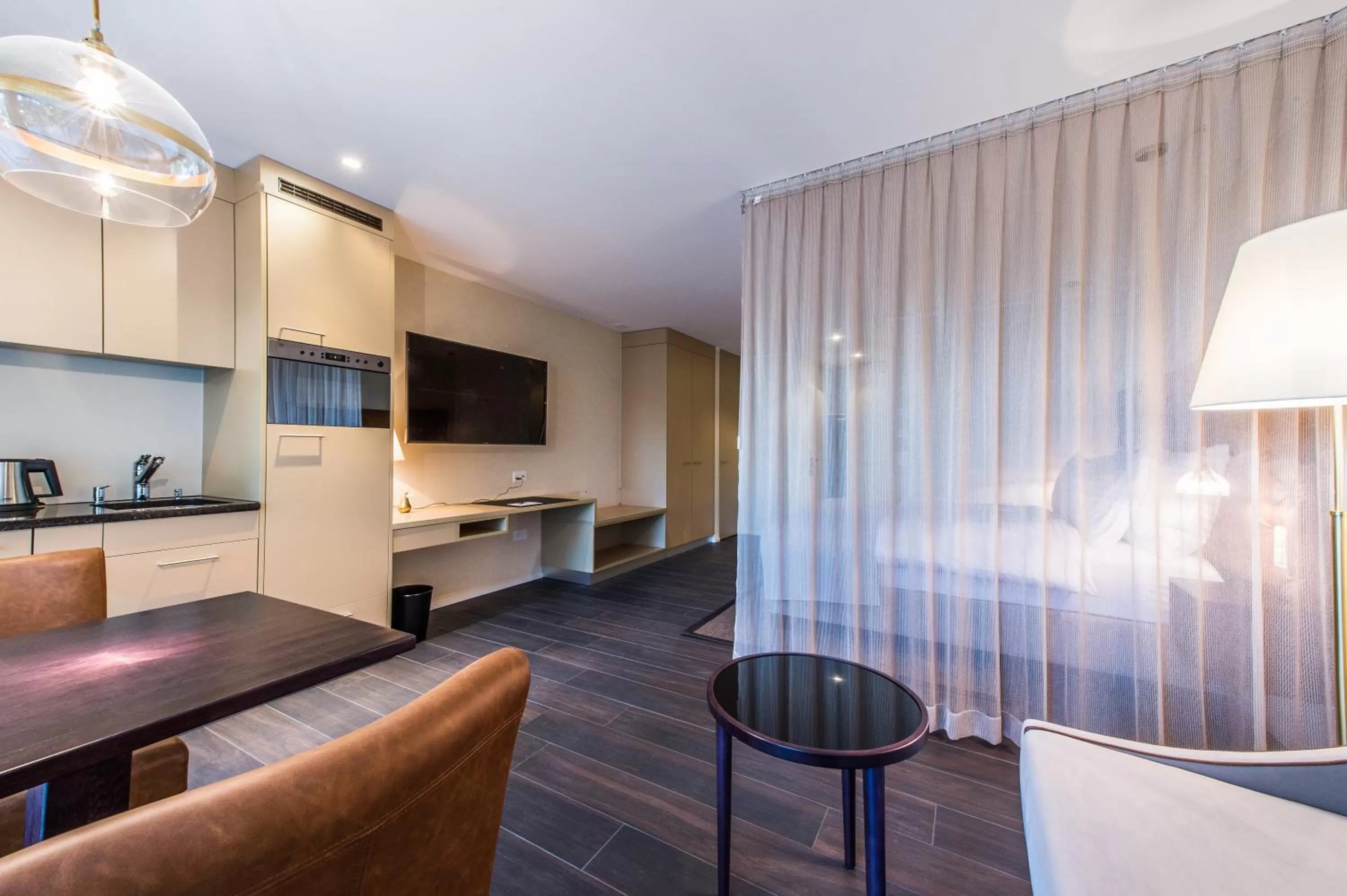 Kitchen or kitchenette in Hotel My Way Zürich Wallisellen