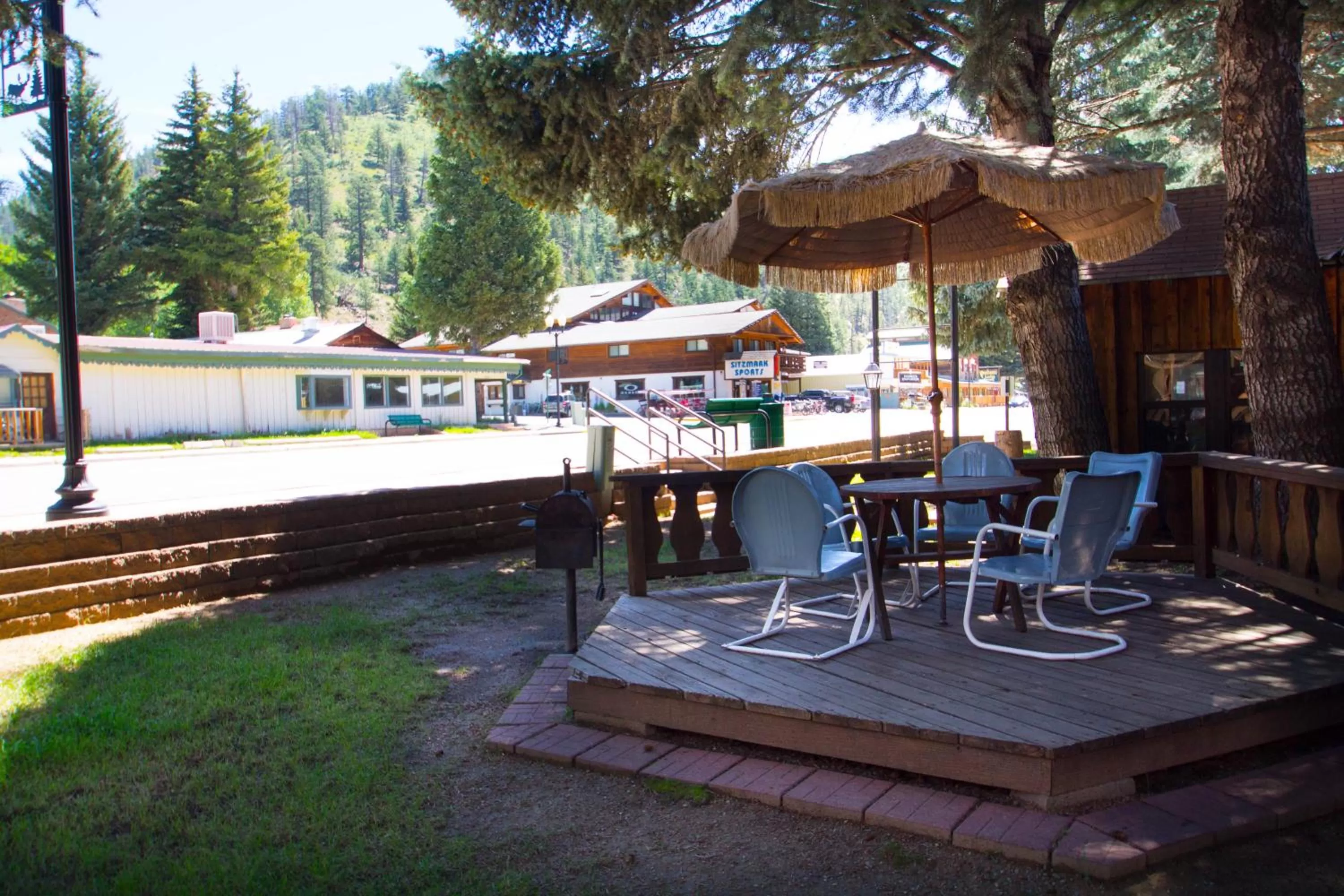 Patio in Sitzmark Sports Lodge