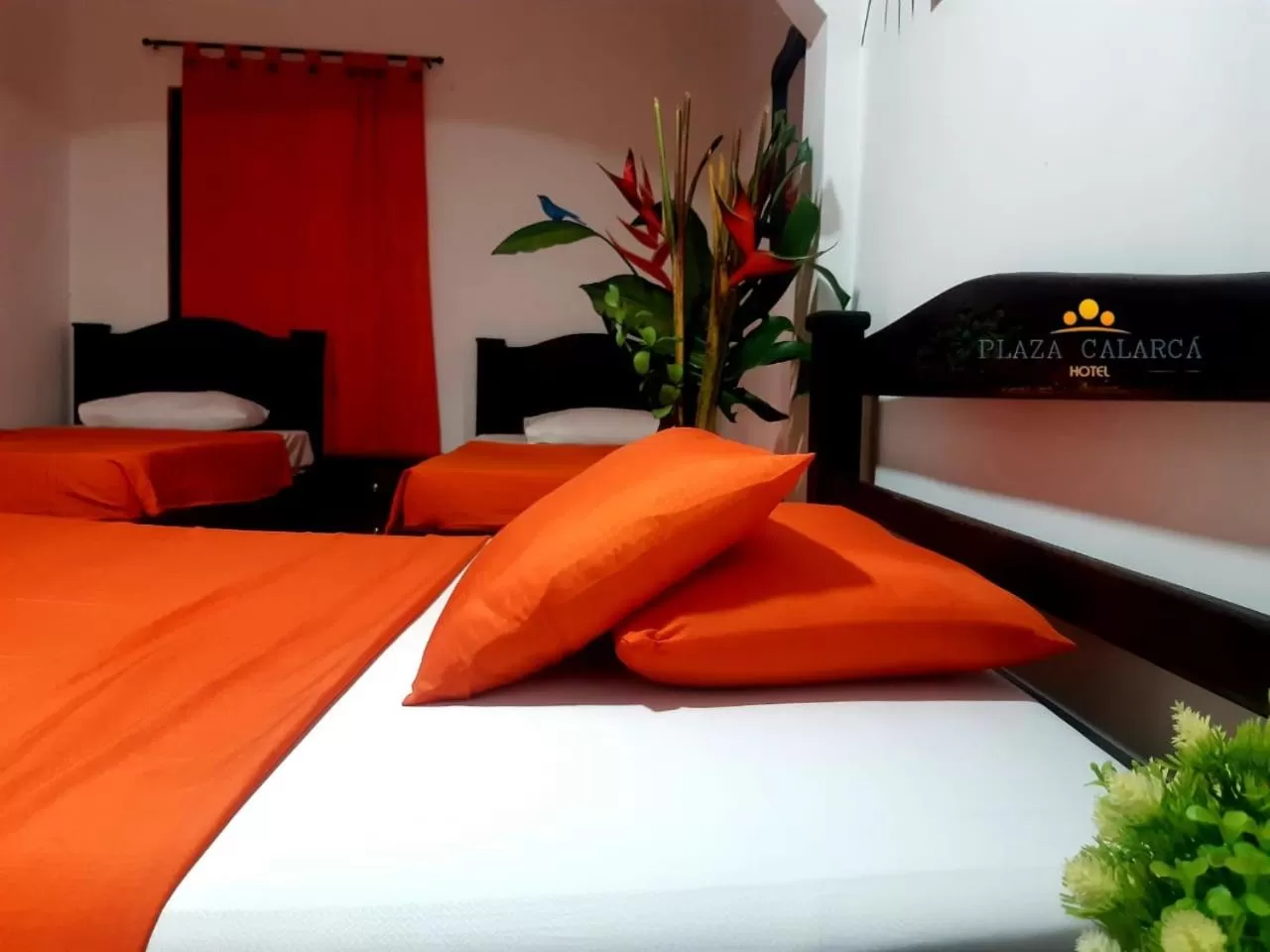 Bed in Hotel Plaza Calarcá