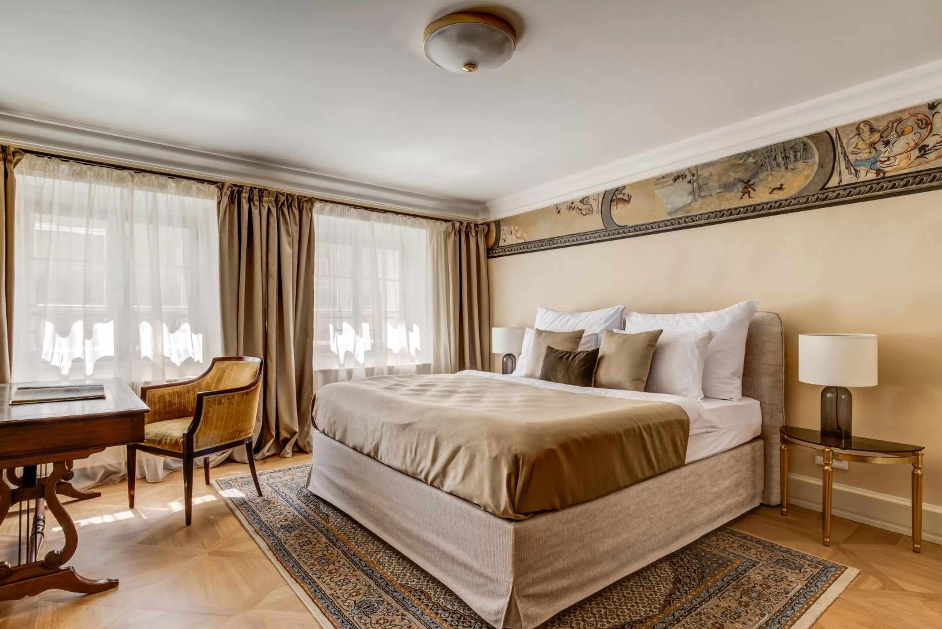 Bed in Hotel Nerudova 211