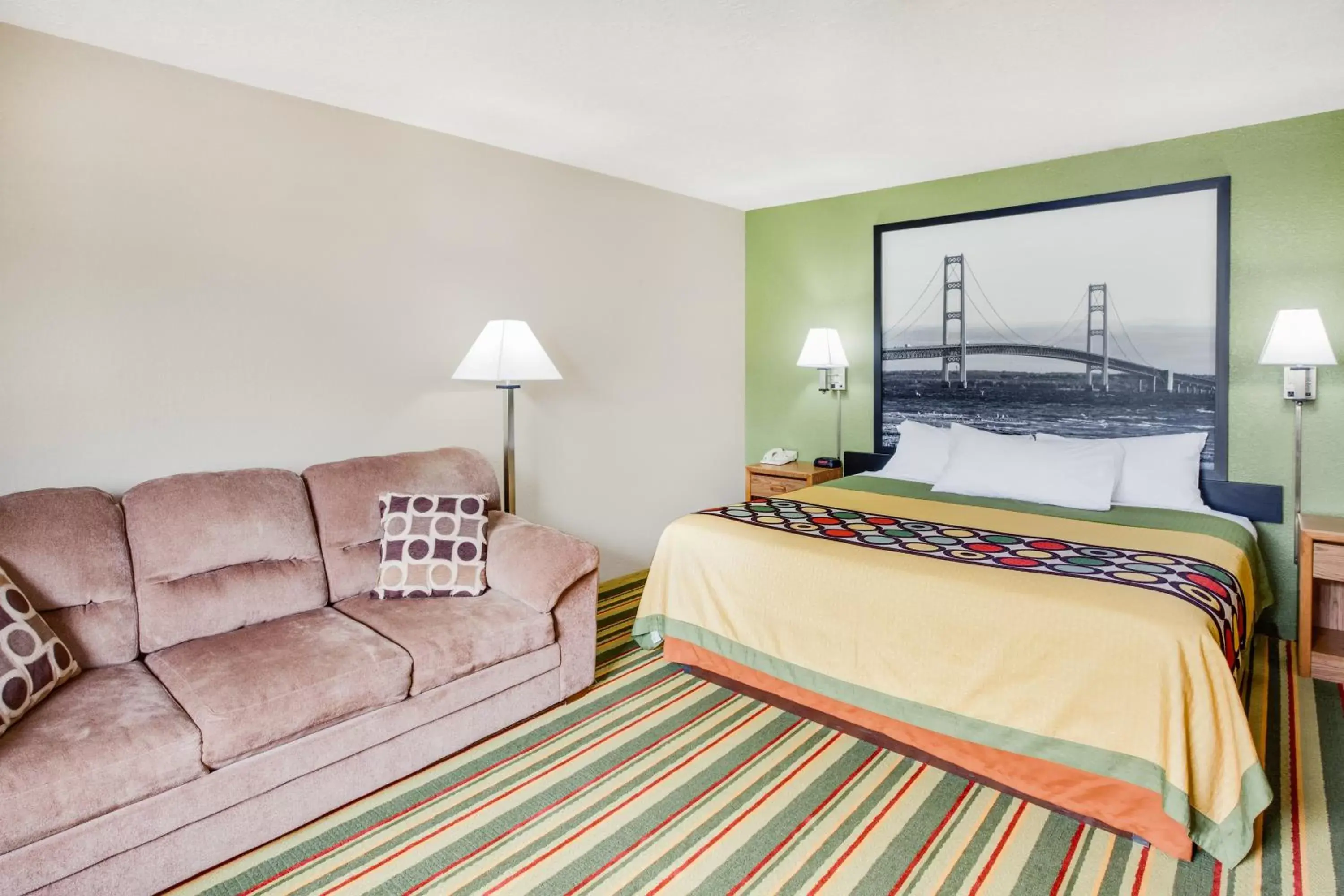 Deluxe King Suite - Non-Smoking in Super 8 by Wyndham Grayling Deluxe King Suite - Non-Smoking in Super 8 by Wyndham Grayling