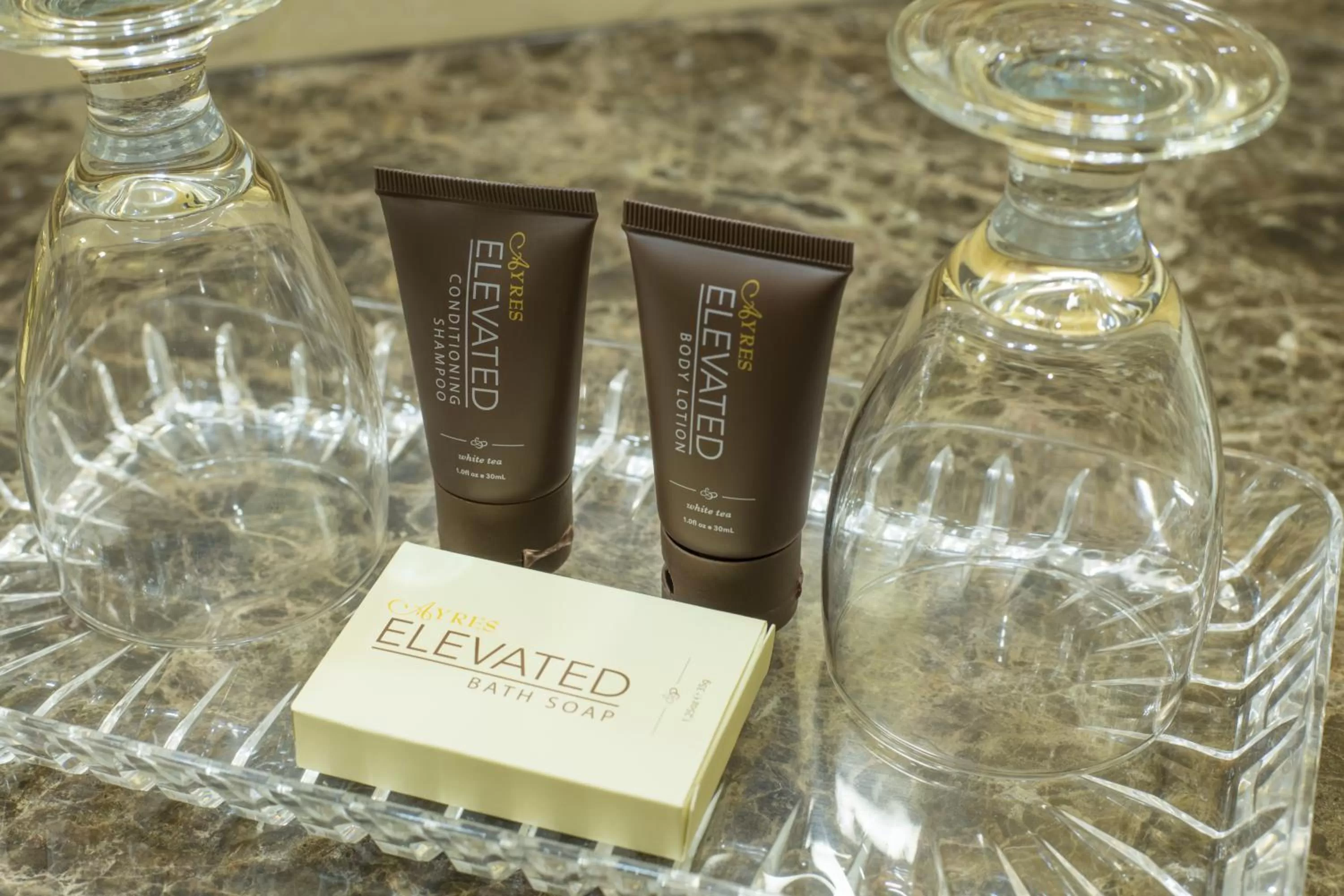 Bathroom in Ayres Suites Ontario at the Mills Mall - Rancho Cucamonga