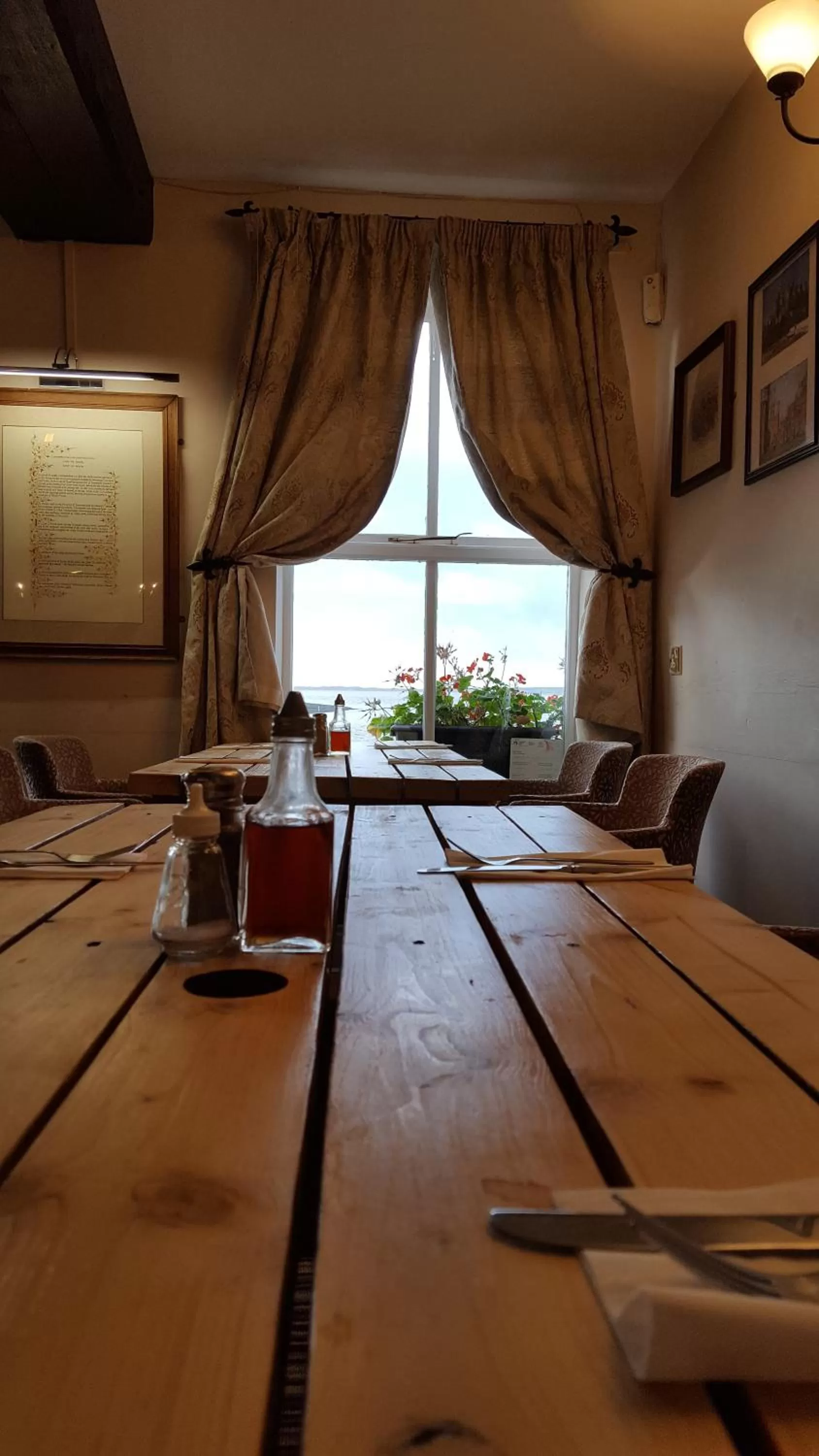 Dining area, View in Anglesey Arms