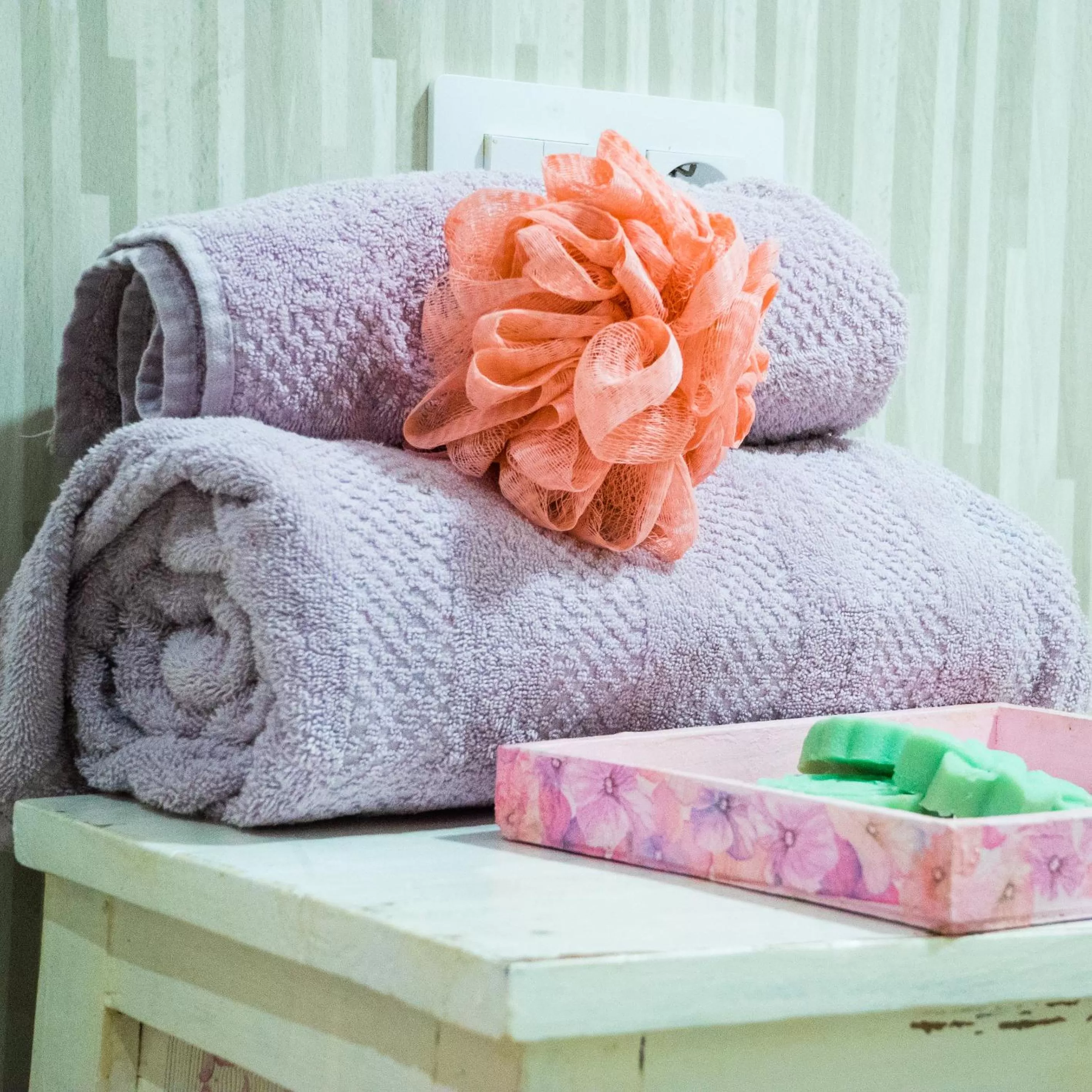 Bathroom, Bed in Cabezo Buñuel Hostal