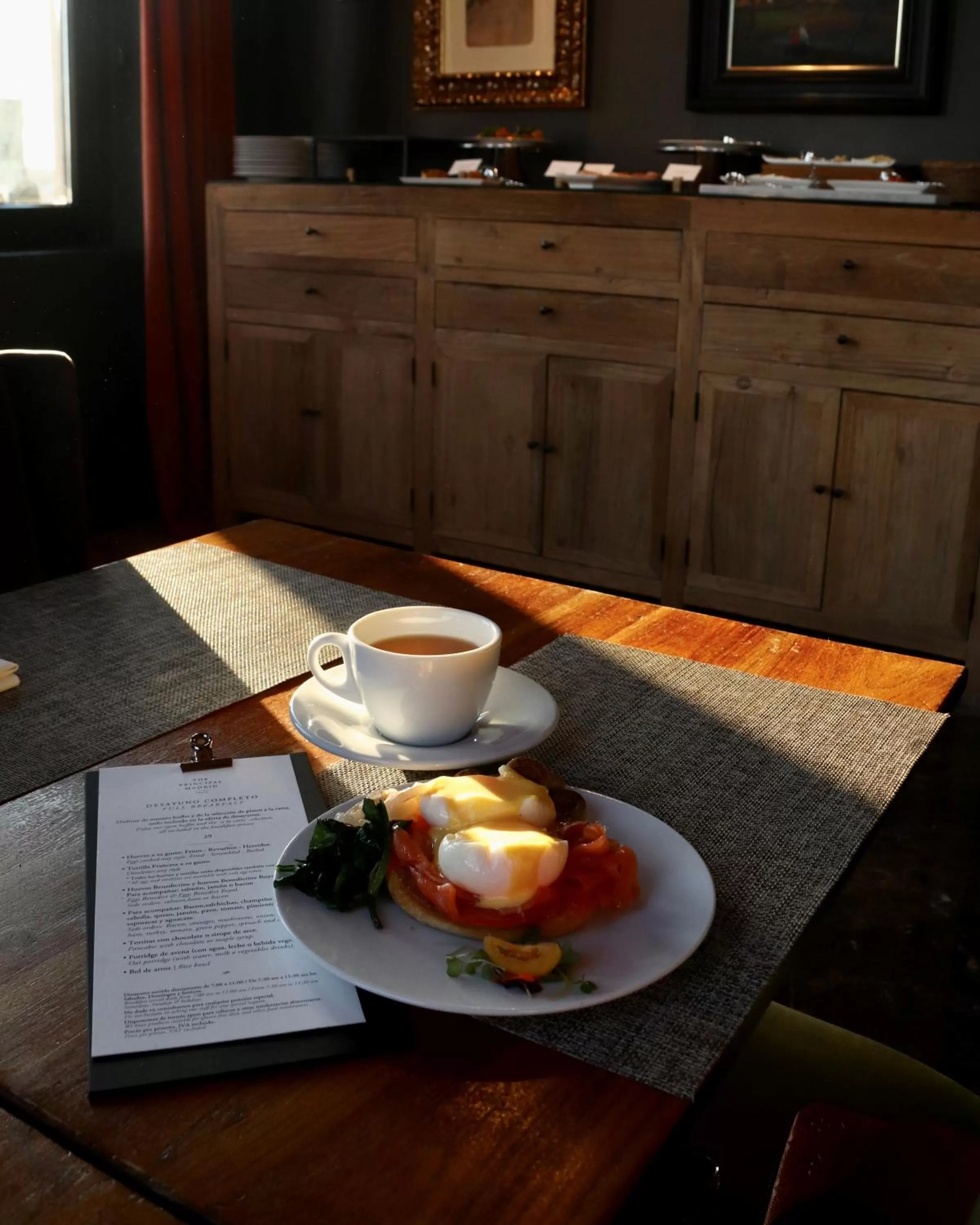 Breakfast in The Principal Madrid, Small Luxury Hotels