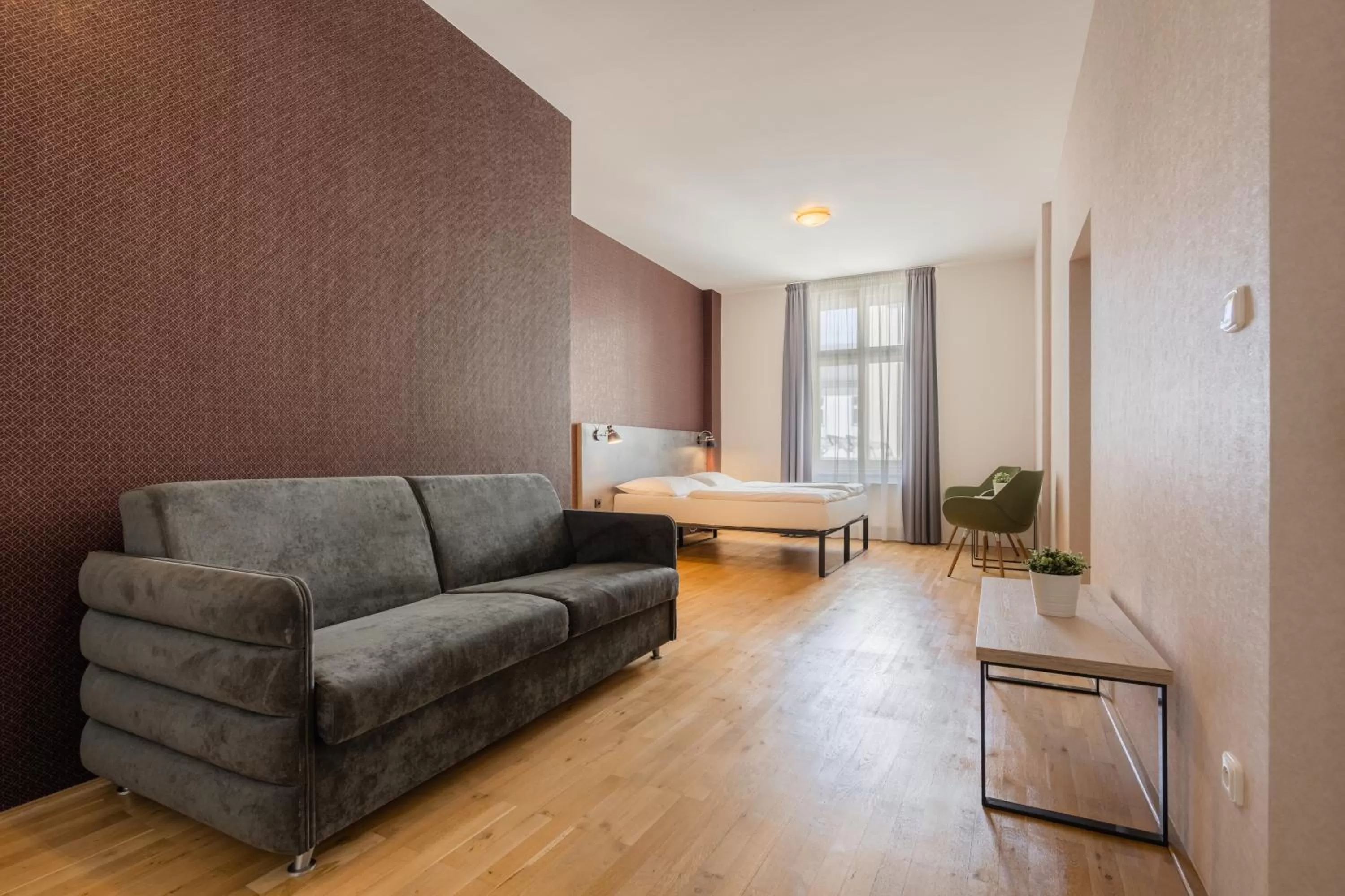 Photo of the whole room, Bed in EA ApartHotel Melantrich