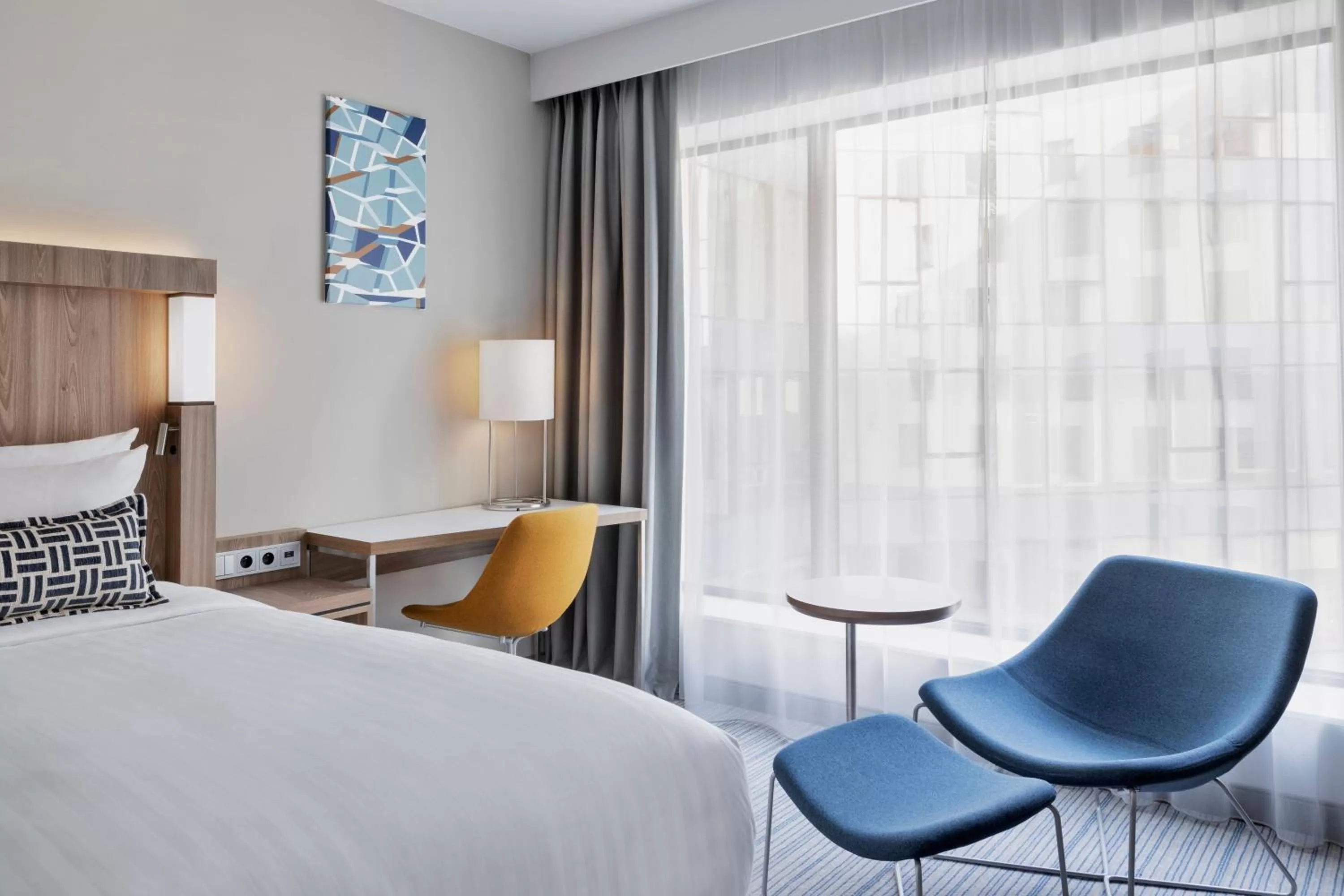 Photo of the whole room, Bed in Courtyard by Marriott Szczecin City