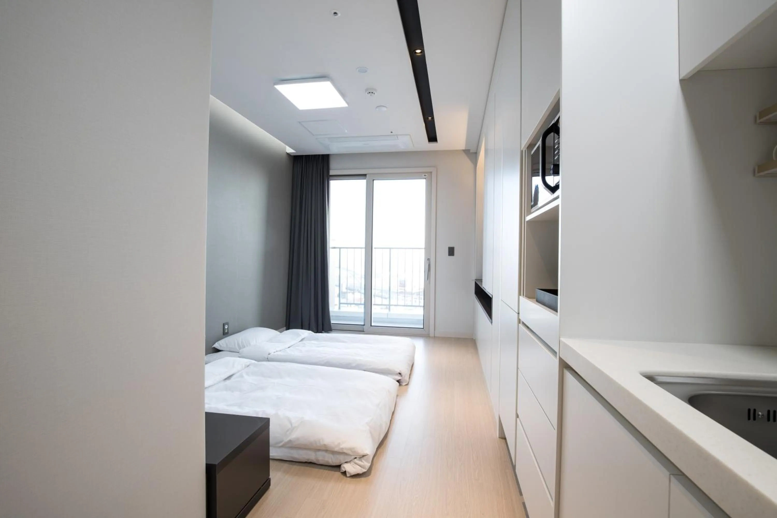 Bed in Sunrise Hotel Sokcho